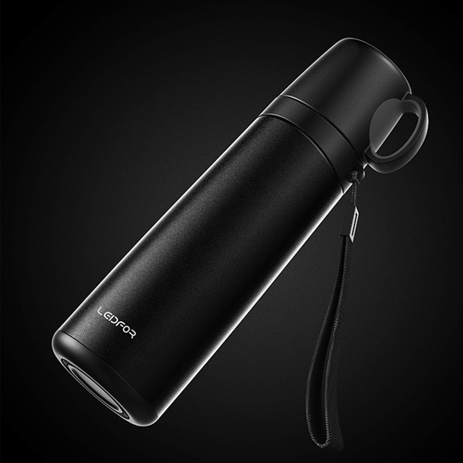Coffee Travel Mug Vacuum Insulated Thermal Water Bottle Build-In Lid Cup Stainless Steel Leak Proof