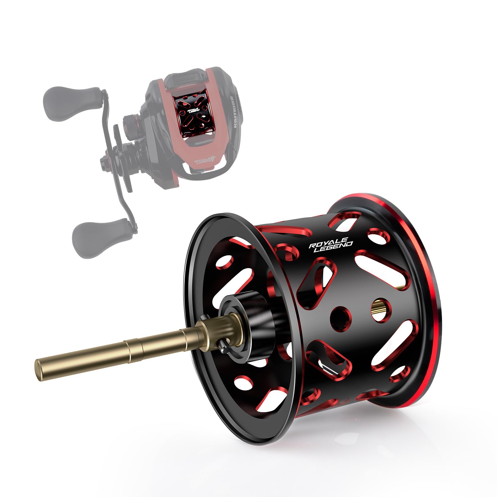Kastking Royale Legend Fishing Reel - Ultra-Light Aluminum Spool, Corrosion Resistant, Compatible With Royale Legend Ii/Gt Baitcasting Reels