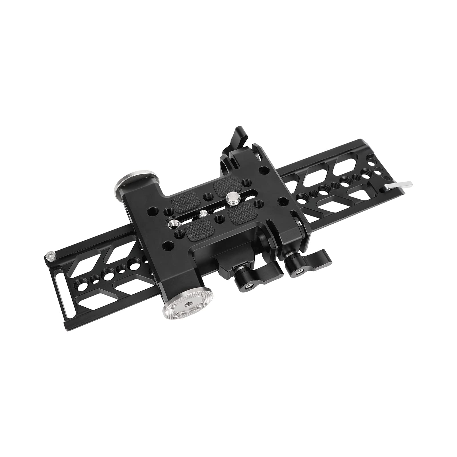Camvate 10" Dovetail Plate With 15Mm Double Rod & M6 Rosette Adapter For Video Camcorder Accessory - 3116