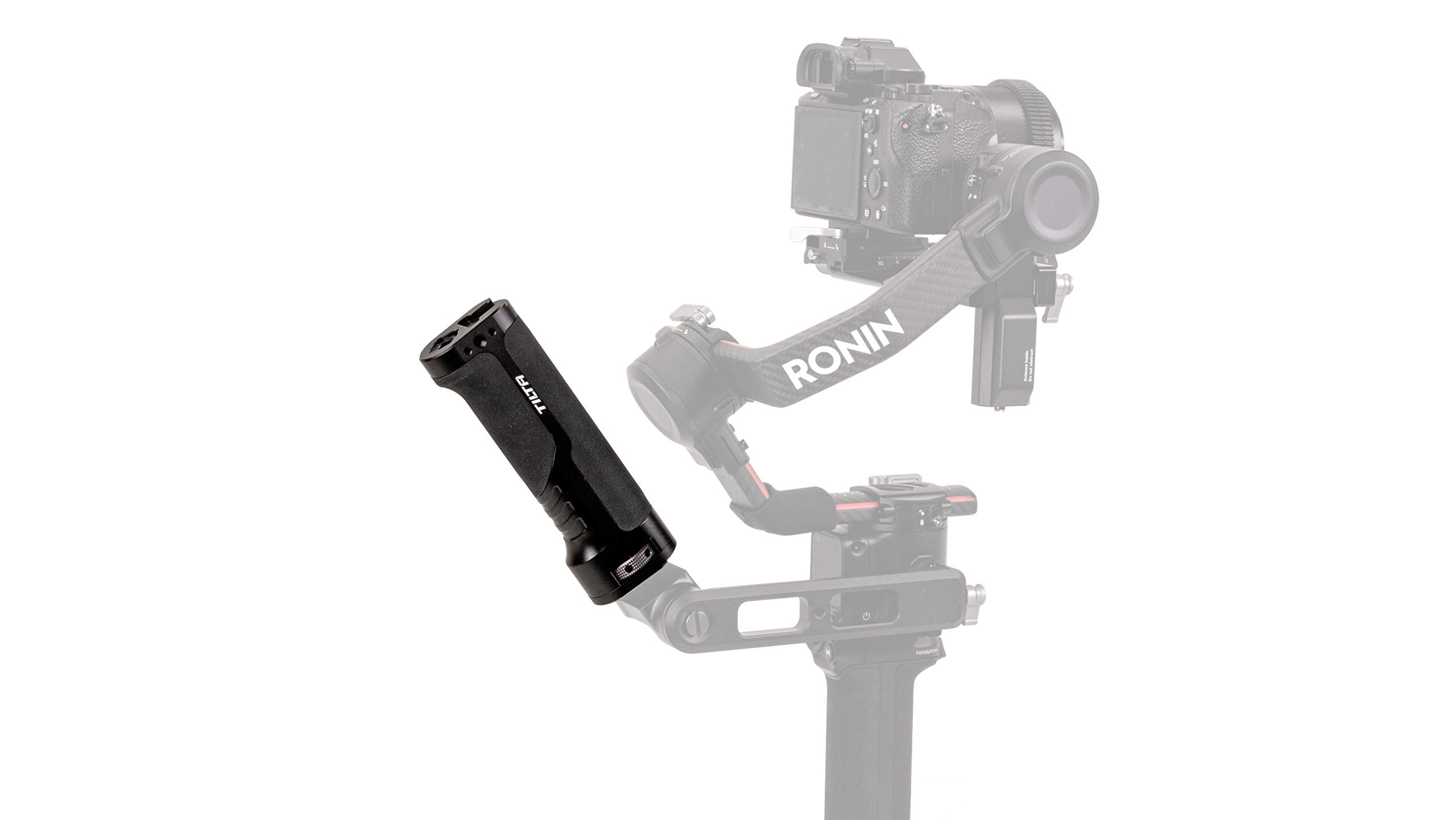 Tilta Rear Operating Handle  Compatible With Rs4 Pro / Rs4 / Rs3 Pro  Replaces Tripod/Extended Grip In Briefcase Mode, Mount Accessories Via Cold Shoe, Threads  Tga-Brh