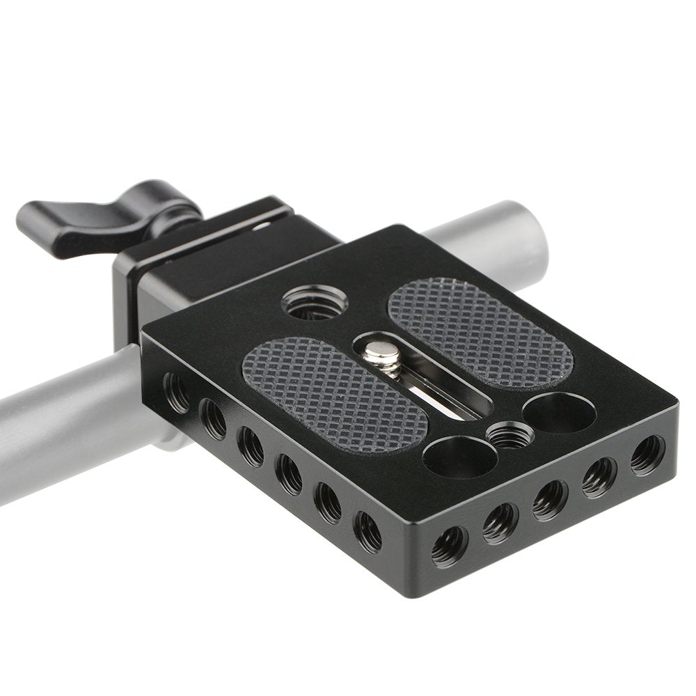 Camvate Mini Mounting Plate Rod Clamp For 15Mm Rod Support Dslr Rig - 1749