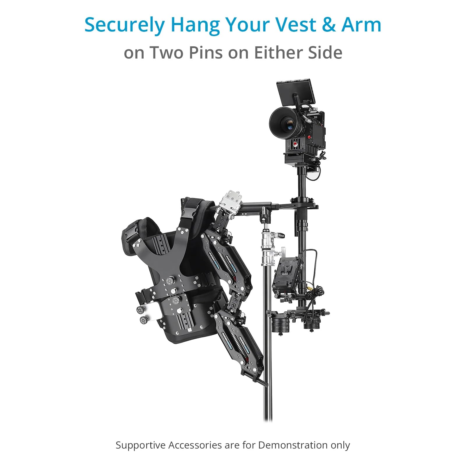 Proaim Ring Docking Bracket For Handheld Camera Stabilizers, Arm & Vest. Payload Capacity Up To 25Kg / 55.11Lb. (St-Rgdb-01)