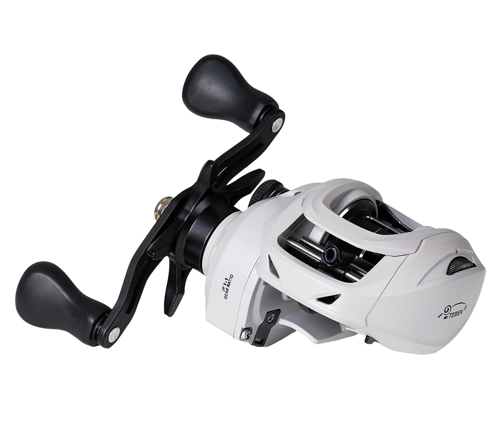 Oh My Wow Fishing Reel Baitcast Baitcasting Reel Right Hand Metal Spool And Handle For Saltwater And Freshwater Bass