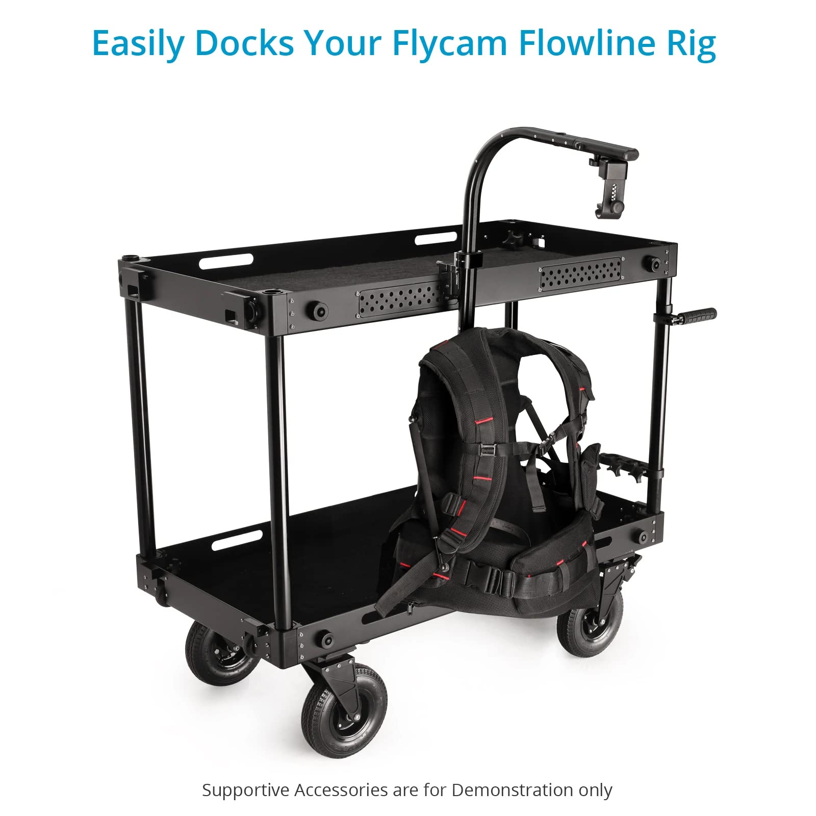 Proaim Cart Docking Bracket For Flycam Flowline Body Support Rigs  Cnc Aluminum Made, Lightweight, Durable (Fln-Ctdb)