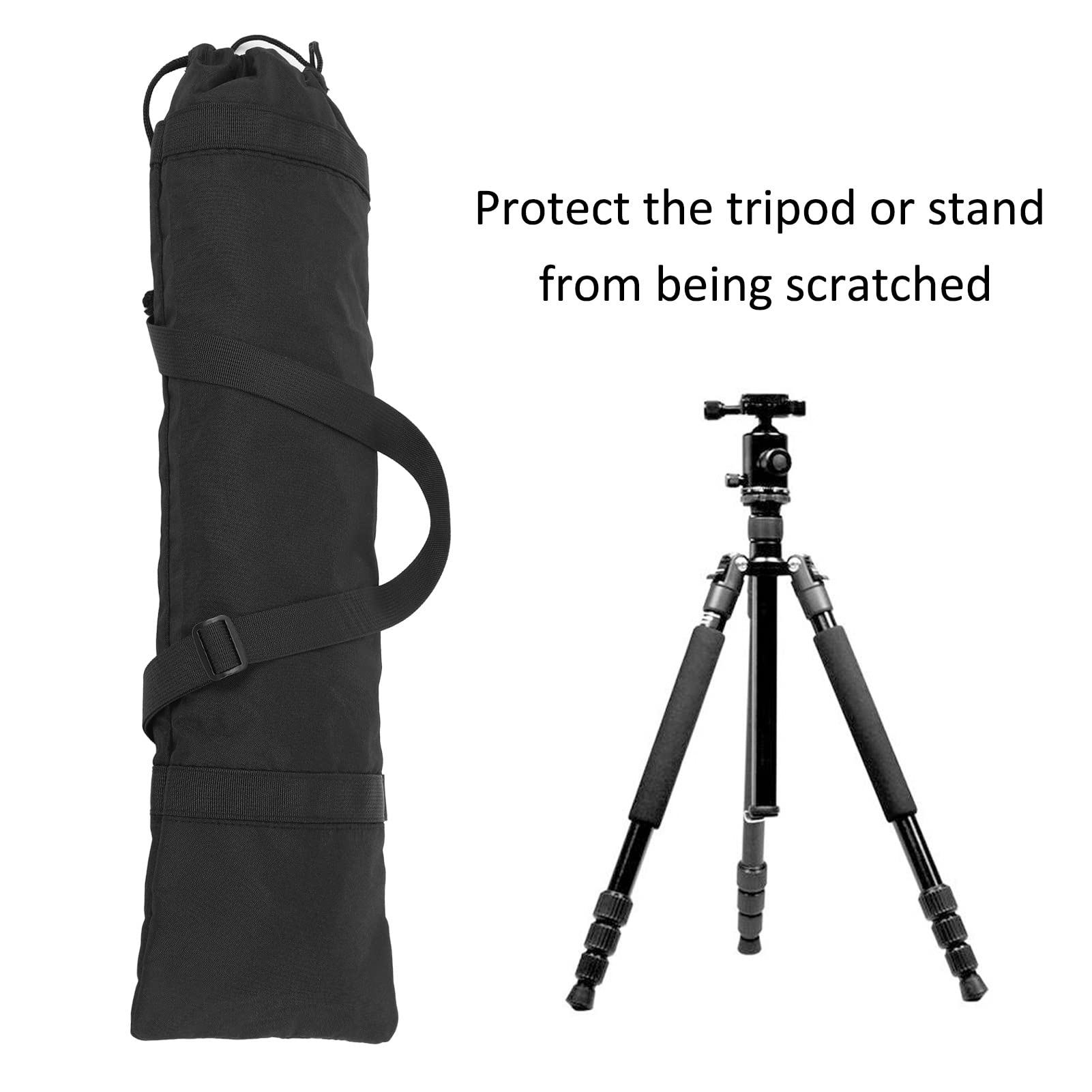 Zopsc Universal Tripod Carrying Case Bag Photography Carrying Case Tripod Bag Studio Light Stand Tripod Monopod Camera Case Carrying Bag With Shoulder Strap (S 10L)
