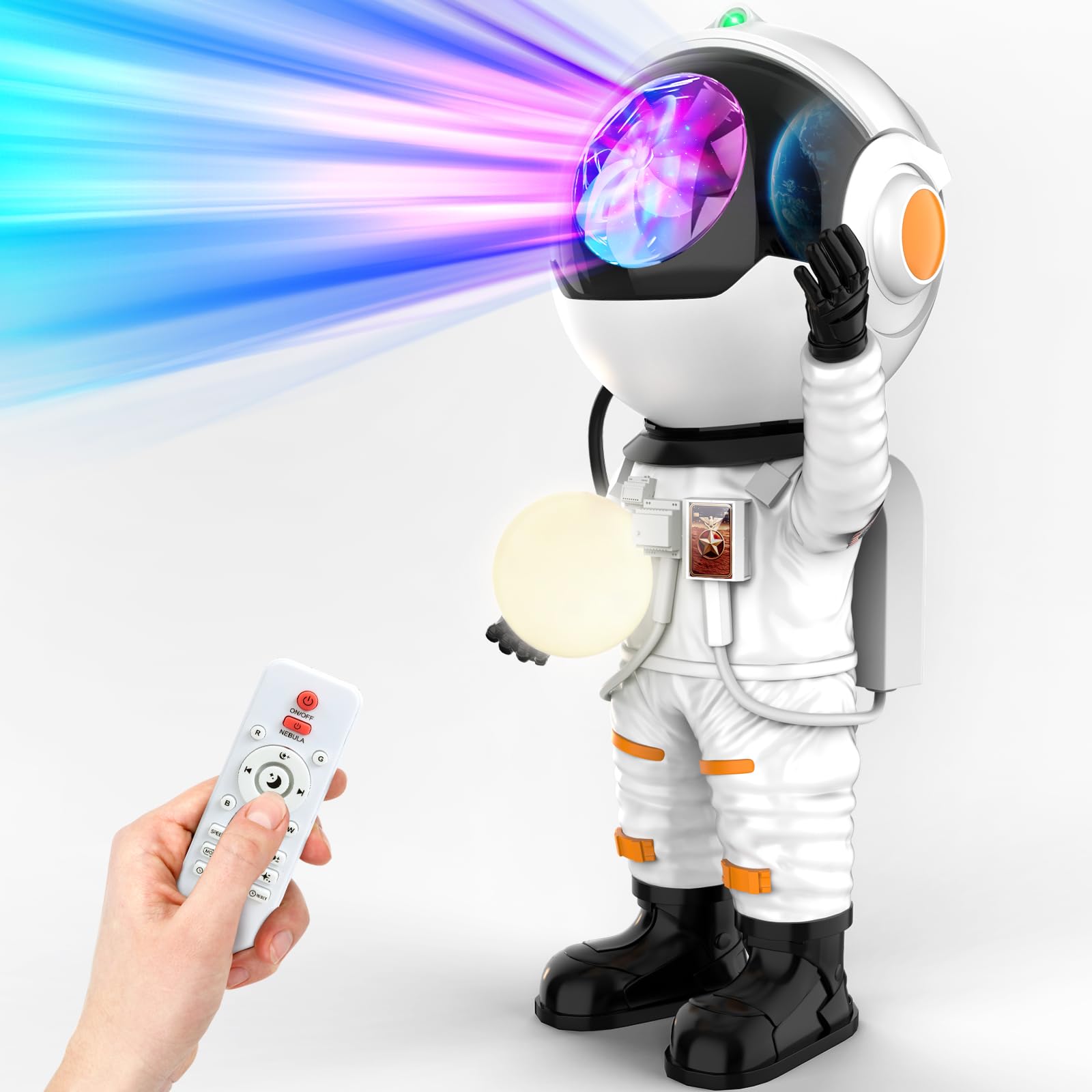 Rossetta Astronaut Galaxy Projector, Star Projector For Bedroom, Led Night Light For Kids Room With Timer And Remote, Room Decor Aesthetic, Home Decor,  For Adults, Teens, Christmas, Birthday
