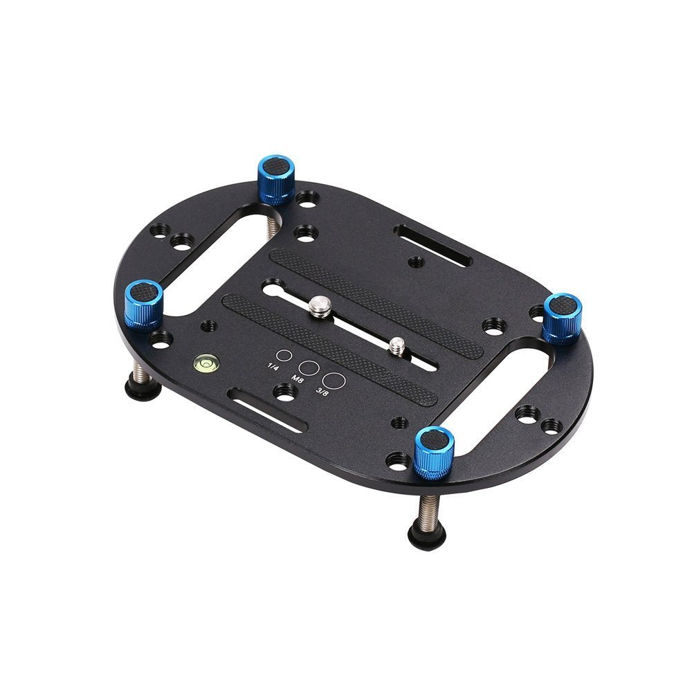 Aoonar Mini Tripod Base Compact Tripod Universal Camera Mount Plate And Versatile Photography Base,Low Angle Shots And Macro Shooting For Dslr Canon Nikon Sony A6000 A7 A7R A9