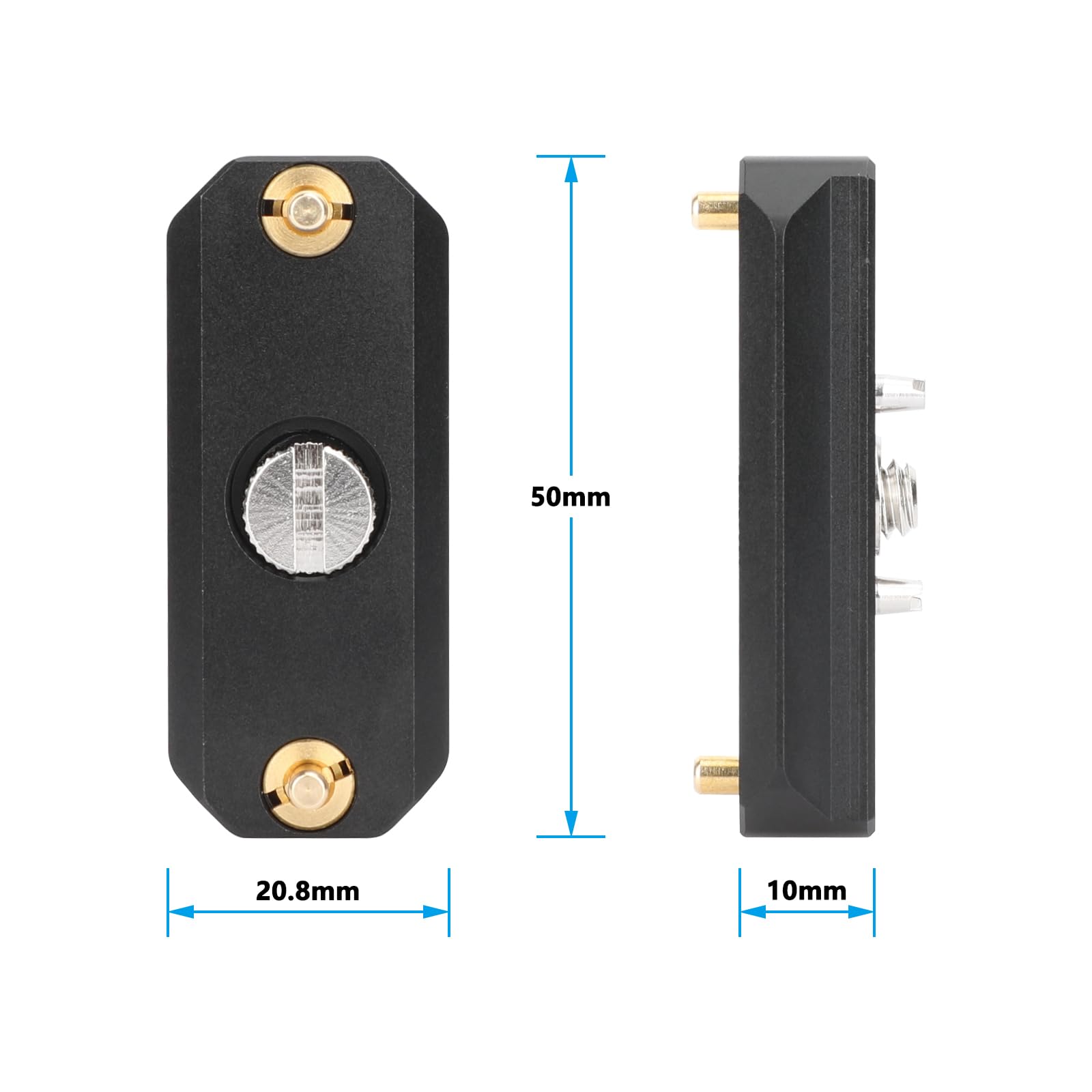 Camvate Quick Release Nato Safety Rail With 1/4"-20 Anti-Twist Screw (2") - 3556
