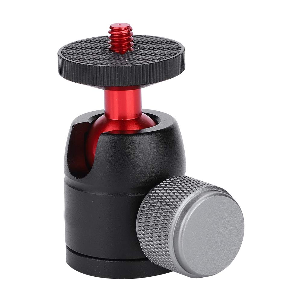 Fydun Ball Head Swivel Mini Ball Head Mount For Mirrorless Sports Camera Mobile Phone Holders Trs Light Stands Flash With 1/4 Screw Aluminum Alloy 360°