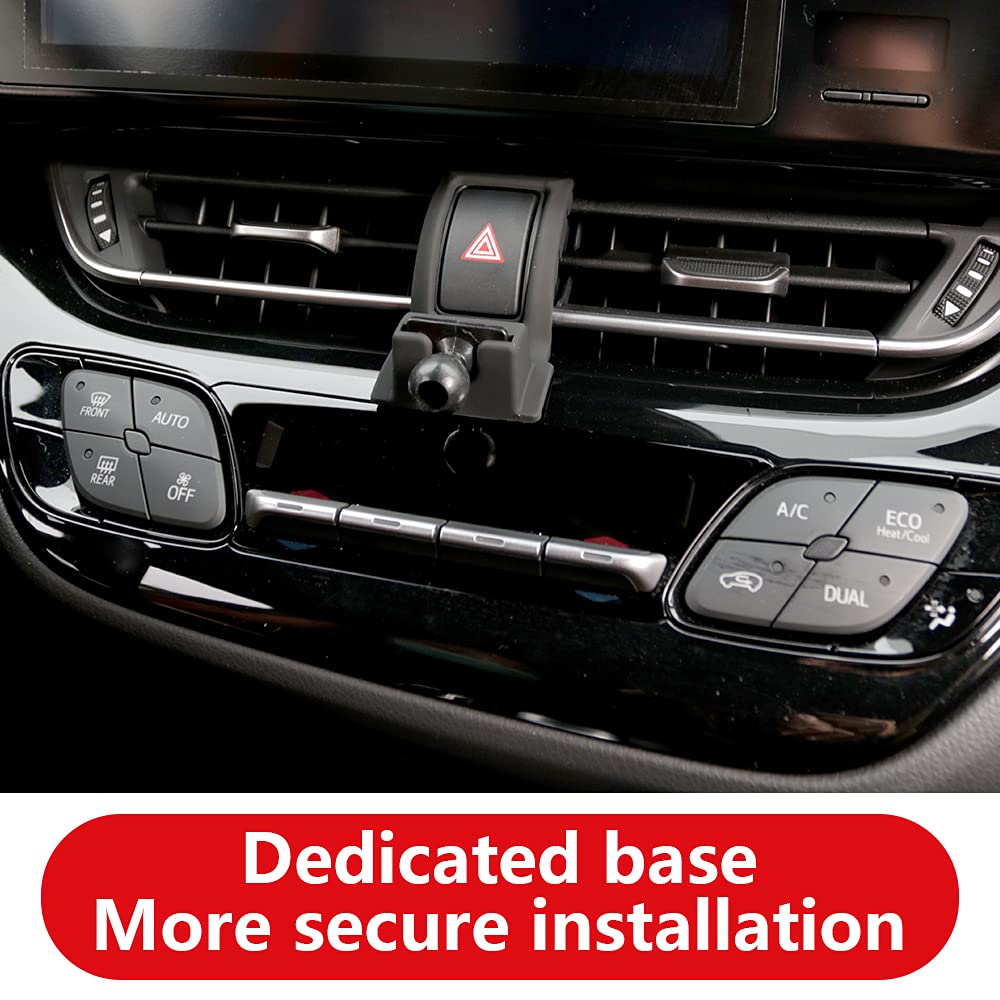 Lunqin Car Phone Holder For 2018- Toyota Chr C-Hr Auto Accessories Navigation Bracket Interior Decoration Mobile Cell Phone Mount