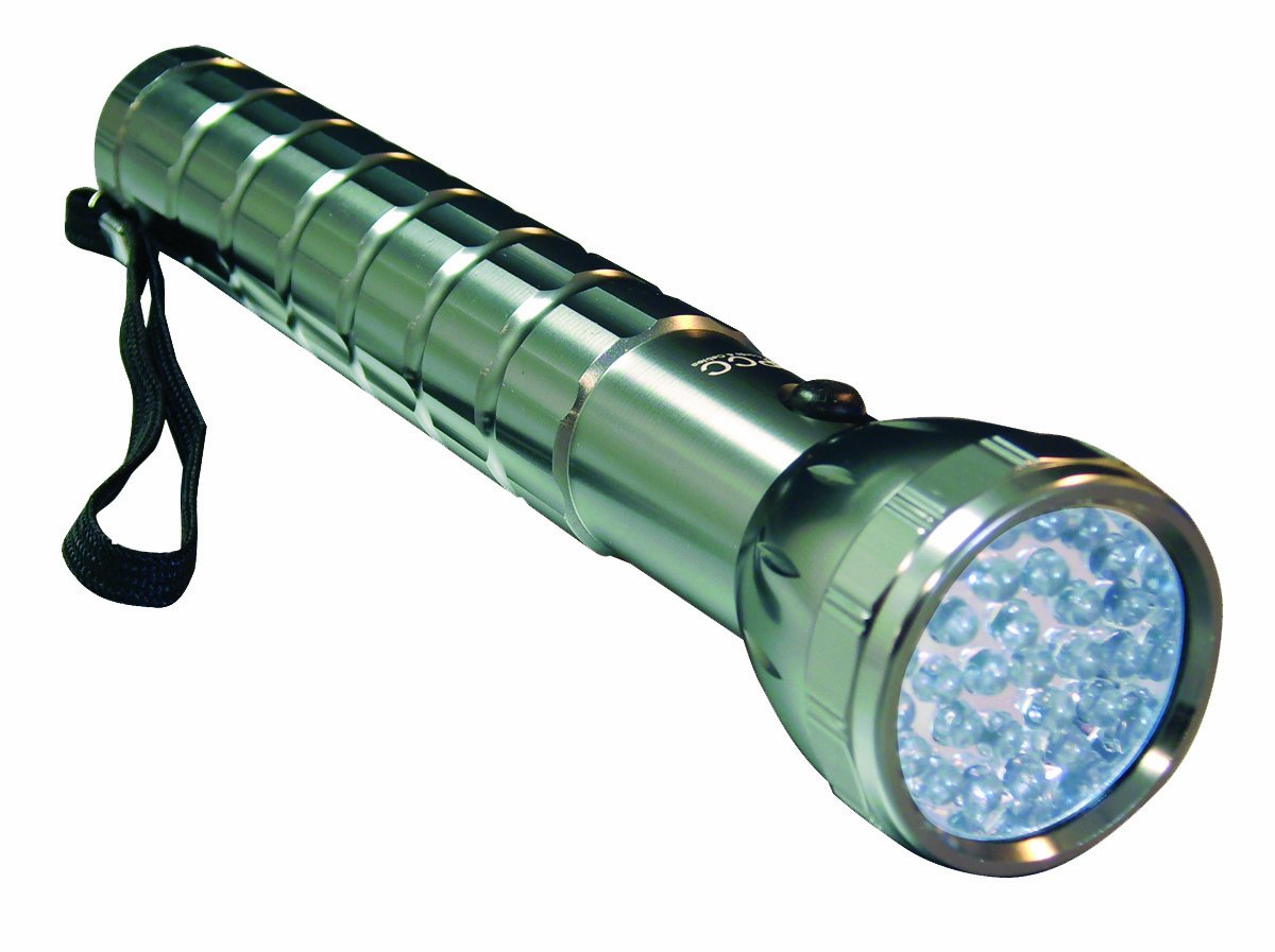 Tusa Products, Inc. Heavy Duty Anodized Aluminum 28-Led Flashlight, Silver