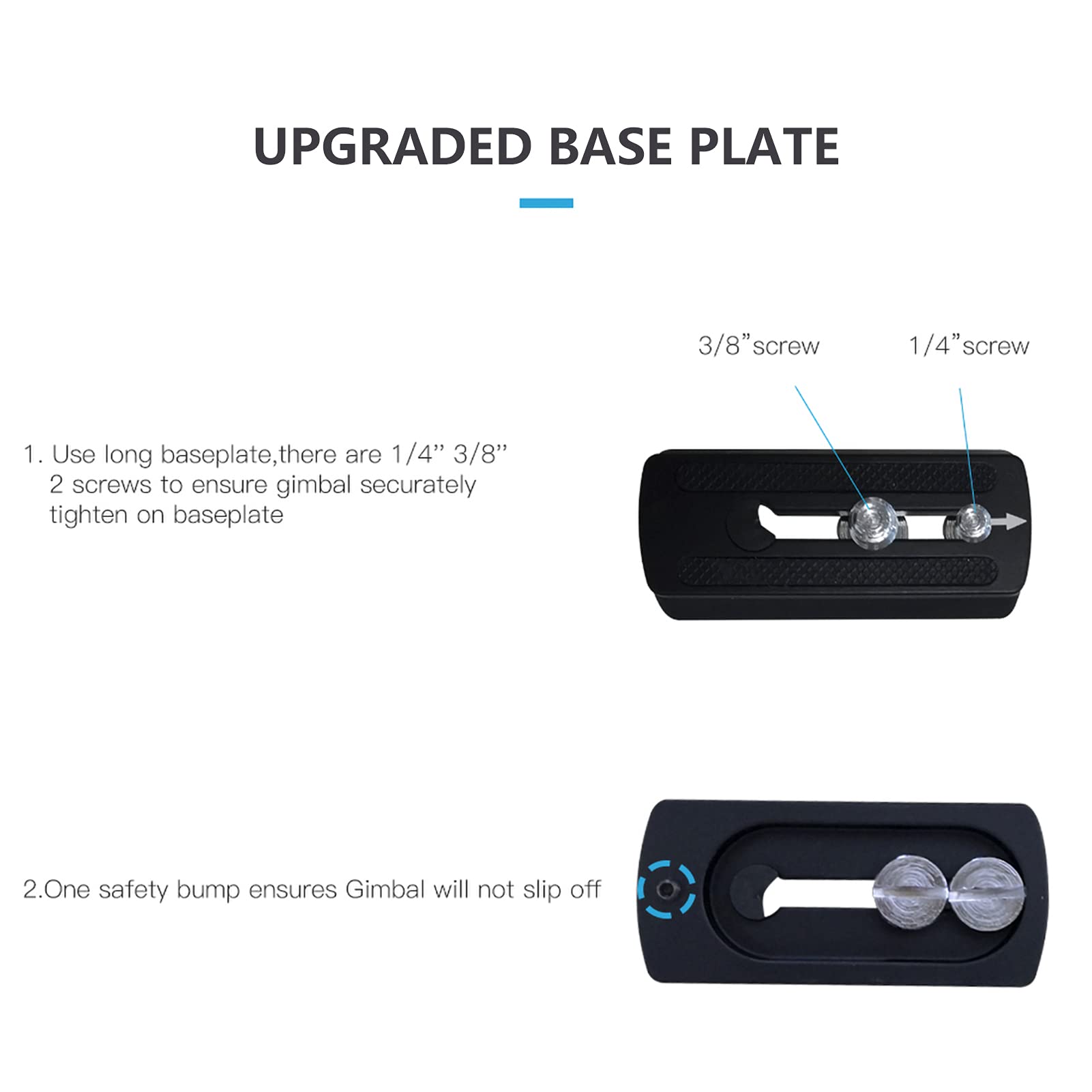 Bortt Dual Handle Gimbal Grip Magic Ring X Professional Dual Handle Grip Ring Handheld Stabilizer Photography Accessory Load Bearing 20Kg Replacement For S/Sc/ Rs2/ Rsc2/ Moza Air 2, Black