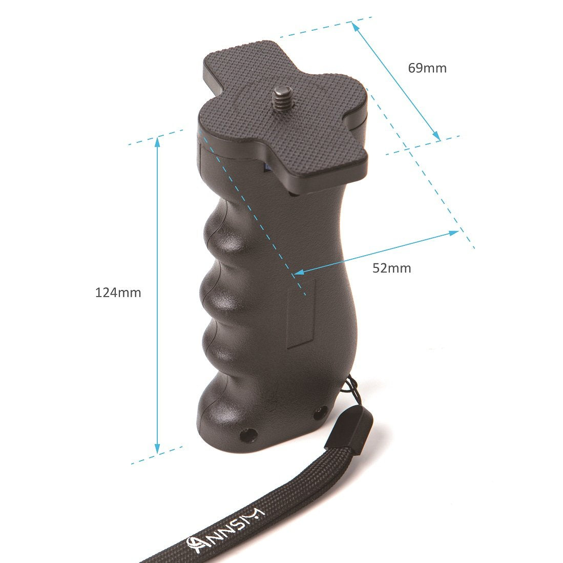 Annsm Camera Handheld Grip Handle Stabilizer With 1/4” Screw For Dslr Slr Cameras Canon Panasonic Sony Nikon Pentax And Iphone Samsung Smart Phone Gopro Hero Etc