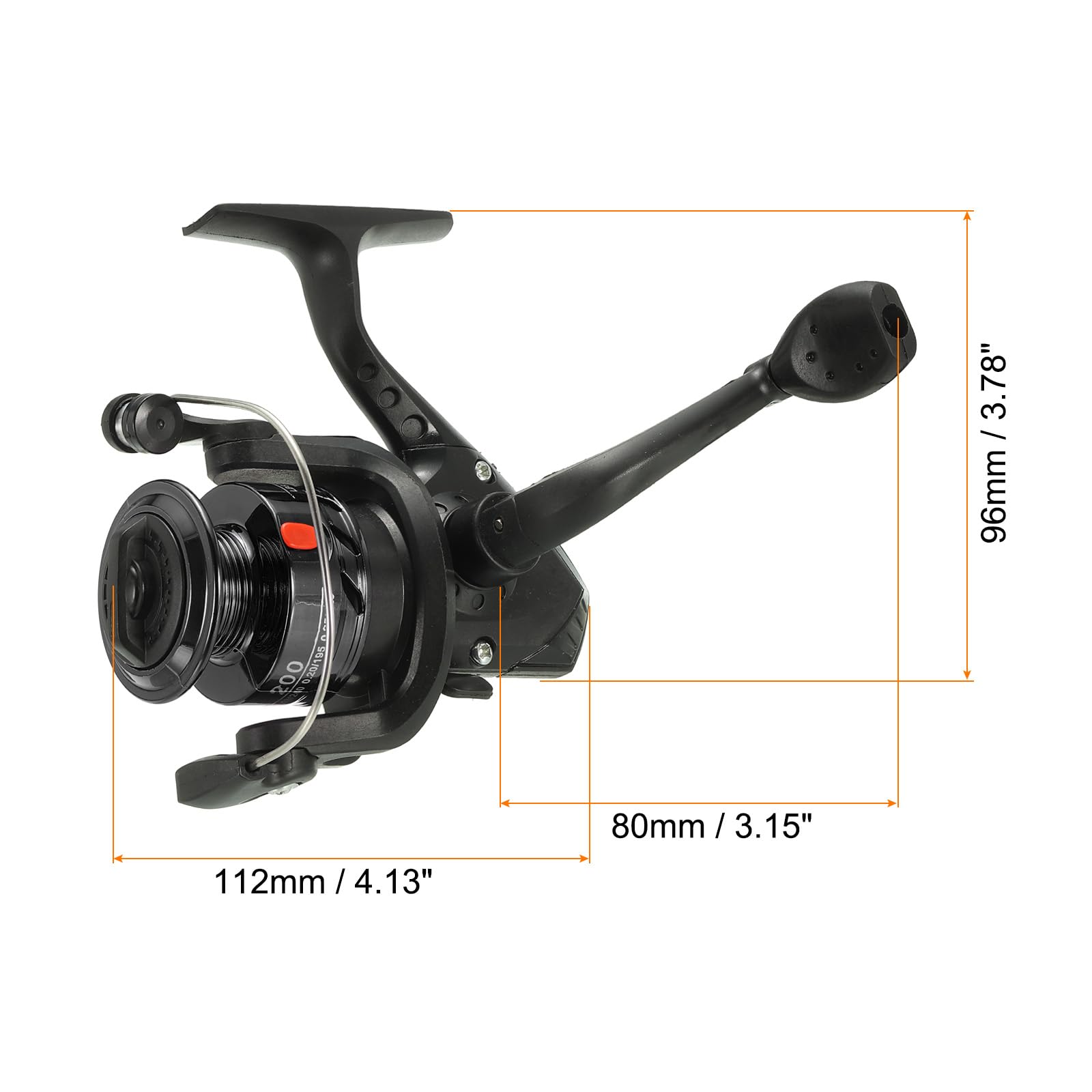 Patikil Fishing Reel Left/Right Interchangeable Handle