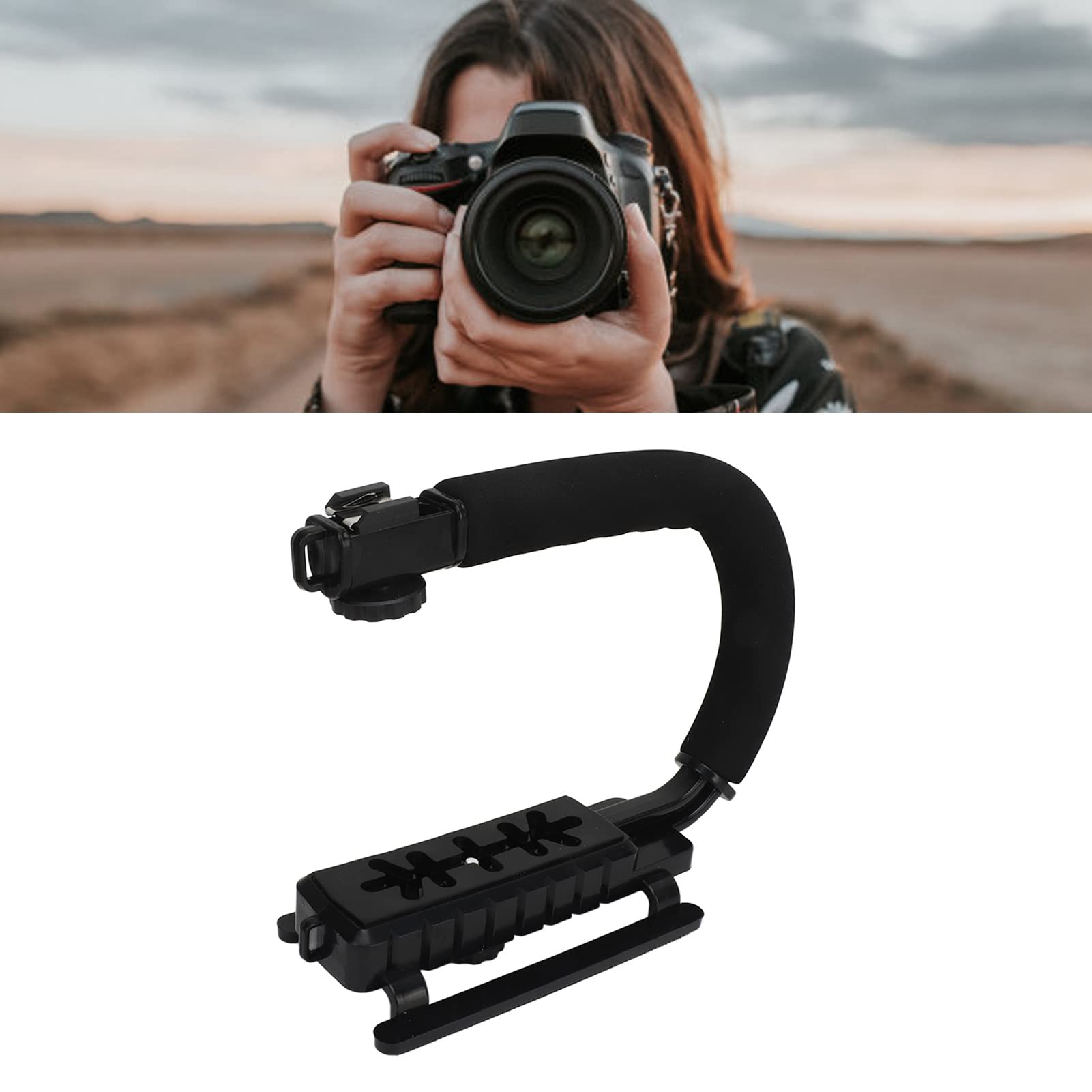 Denash Camera Hand Stabilizer Video Action Camera Grip Avoid Shaking Aluminum Alloy For Weddings