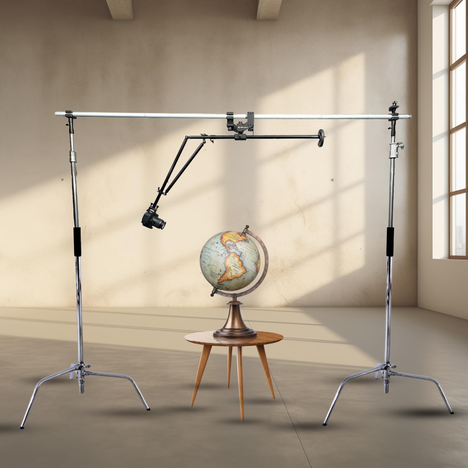 Glide Gear Revo 75 360° Rotating Top-Down Camera Rig, Overhead Spinning Platform For Dslr Or Mirrorless, Ideal For Product Photography And Video