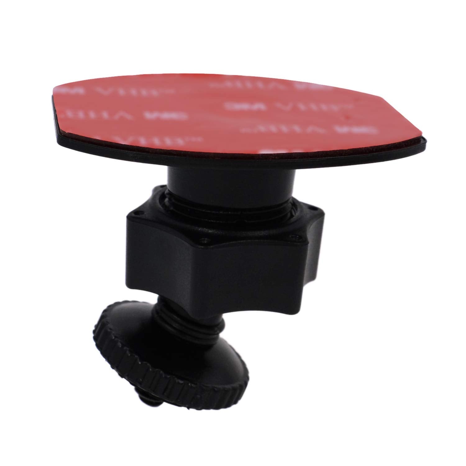 Isaddle Ch01B 1/4" Thread Camera Mount Mini Double-Sided Adhesive In Dash Cam Mount Holder - Universal Tripod Permanent Holder Fits Sony/Ricoh/Hp/Gopro/Oculus (M4 M6 Screw Join Ball Included)