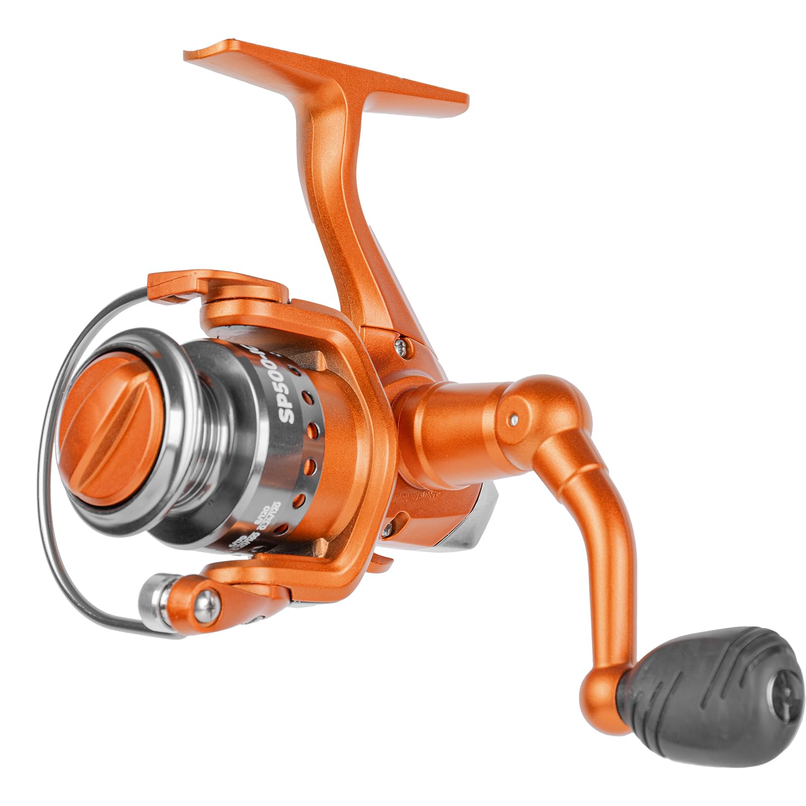 Sf Spinning Fishing Reel - Size 500, 5.1:1 Gear Ratio, Up To 8.8Lb Max Drag - Ultra Smooth & Powerful - Ideal For Walleye, Perch, Crappie, Lake Trout Smaller Farm Ponds Rivers Creeks