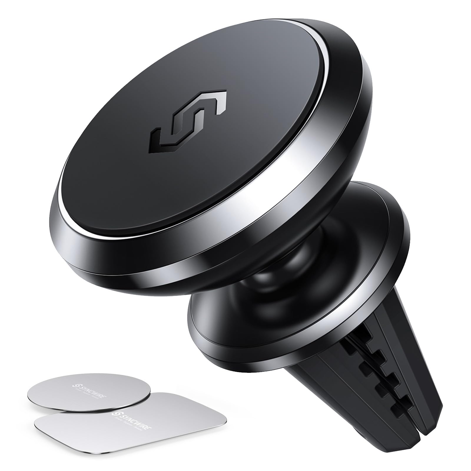 Syncwire Magnetic Phone Holder For Car, Super Strong Magnet Phone Holder Mount Air Vent 360° Rotatable Cell Phone Holder Mount For Car Compatible Iphone 16 15 14 13 12 11 Pro Max, X Xs Xr,Android