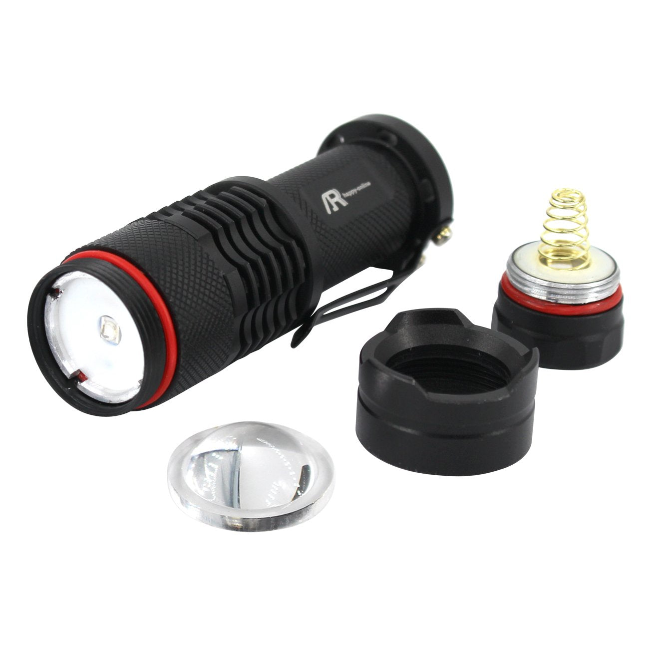 Ar Happy Online Uv Flashlight, Uv Light Flashlight Black Light, Zoomable 365Nm Uv Blacklight Led Flashlight Detector For Pets Urine And Stains, Resin Curing, Bed Bugs And Scorpions (2 Pack)