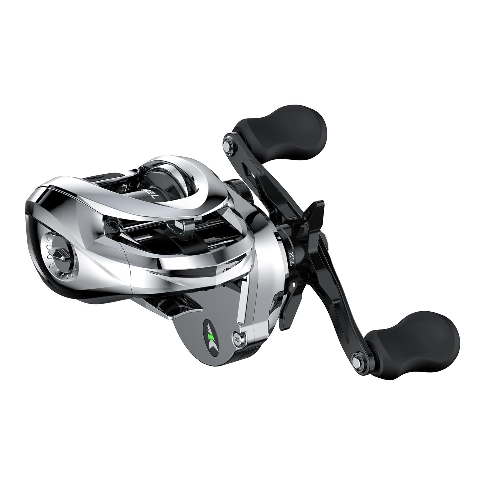 Kastking Ireel One Ifc Smart Baitcasting Fishing Reel, Gear Ratio 7.2:1, Left Handed & Royale Legend Pro Casting Rod 2 Pc7'0, Spinner Bait