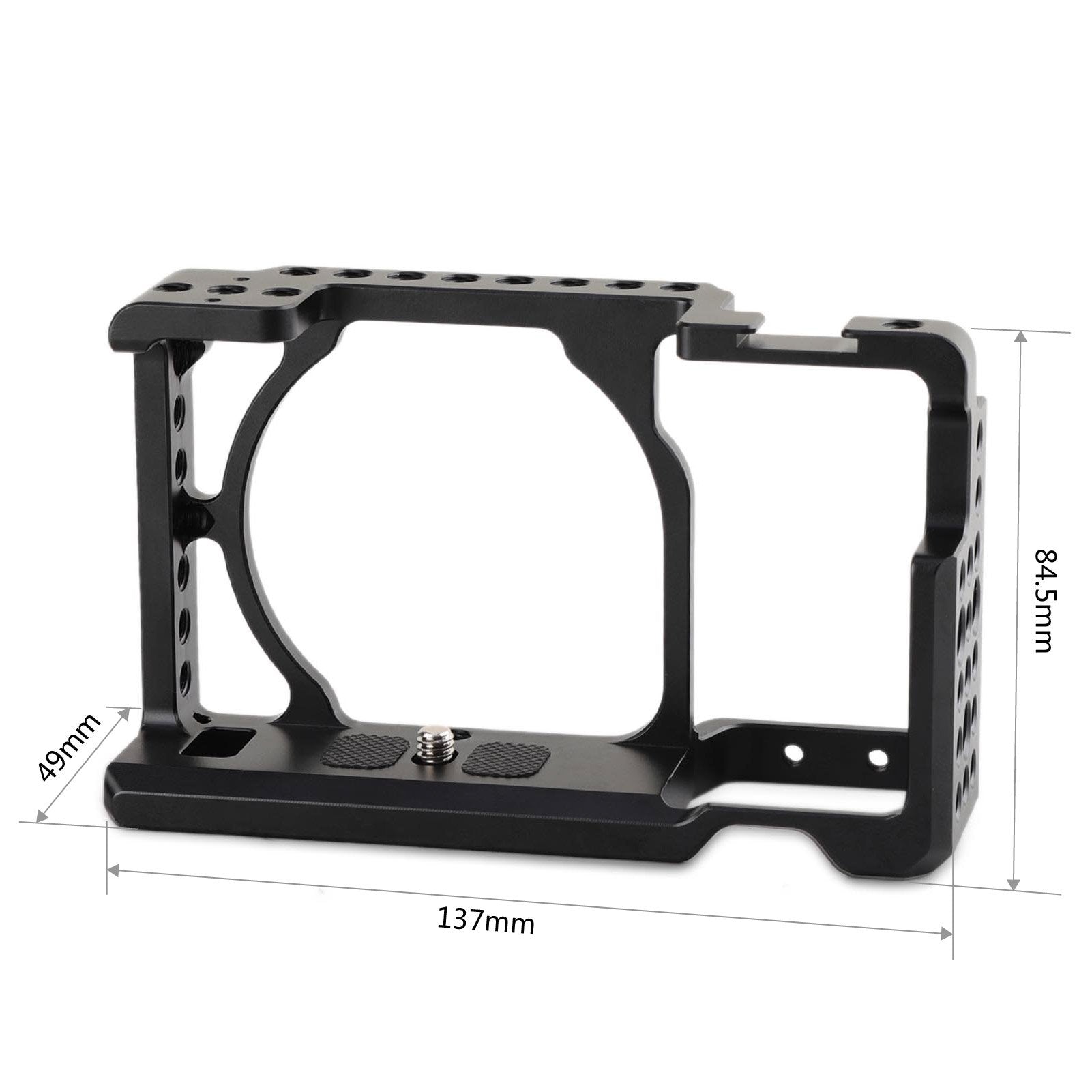 Smallrig Camera Cage Only For Sony A6000 A6300 Ilce-6000 Ilce-6300 Nex7, A6000 Cage With 1/4" 3/8" Mounting Points And Built-In Cold Shoe - 1661