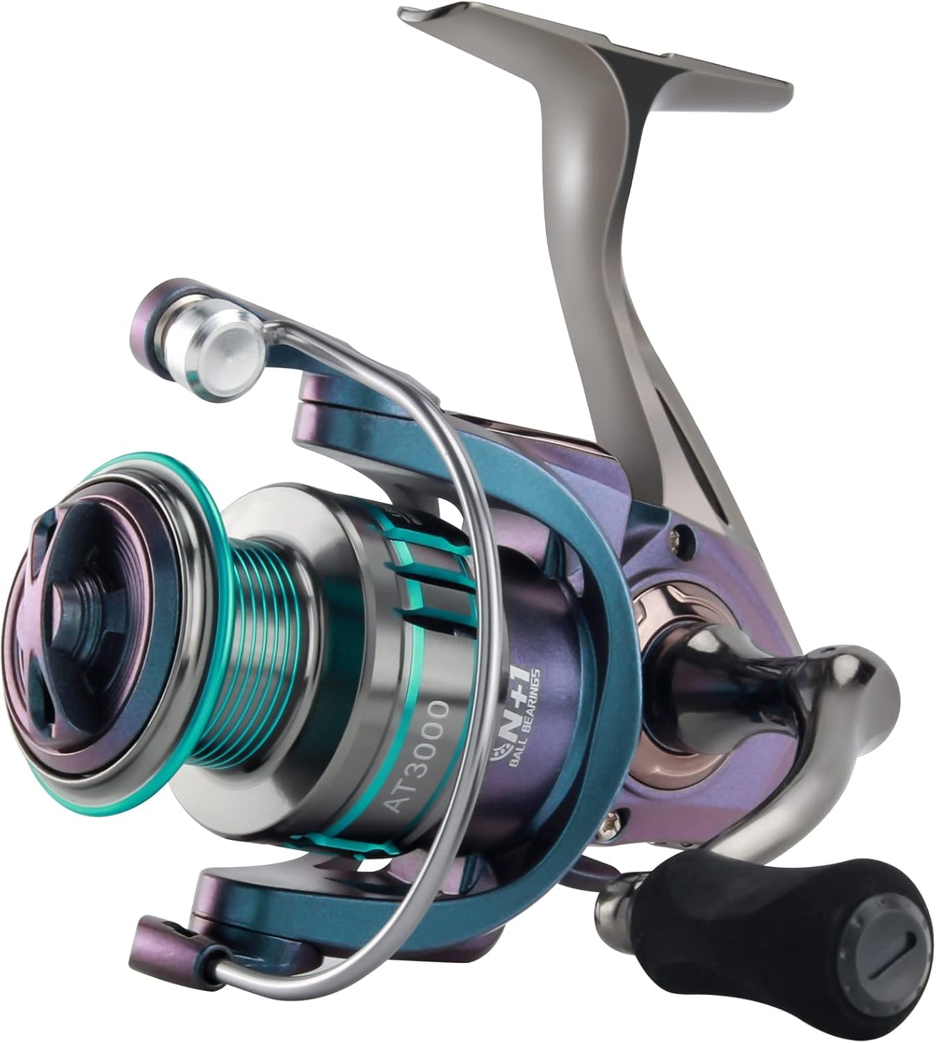 Haut Ton Fishing Reels,Fresh And Saltwater Ultralight Spinning Reel 12+1Bb,31Lbs Max Drag,5.2:1 Gear Ratio,Full Metal Ice Fishing Reel 1000,2000,3000,4000,5000,6000 Series