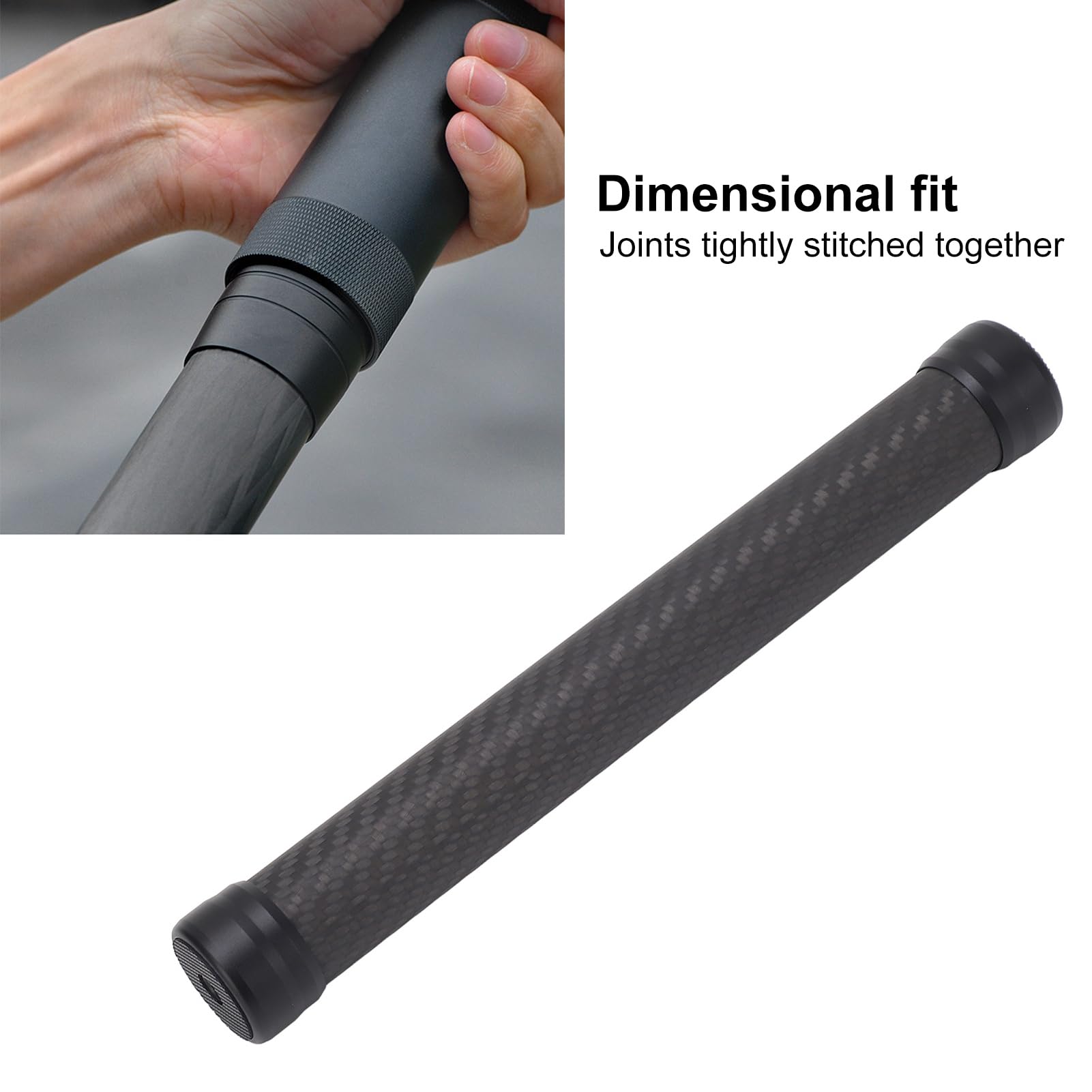 Mifdyu Stabilizer Extension Rod Carbon Fiber Lightweight Anti Slip Handle Universal Extension Pole Action Camera Tripod 26Cm
