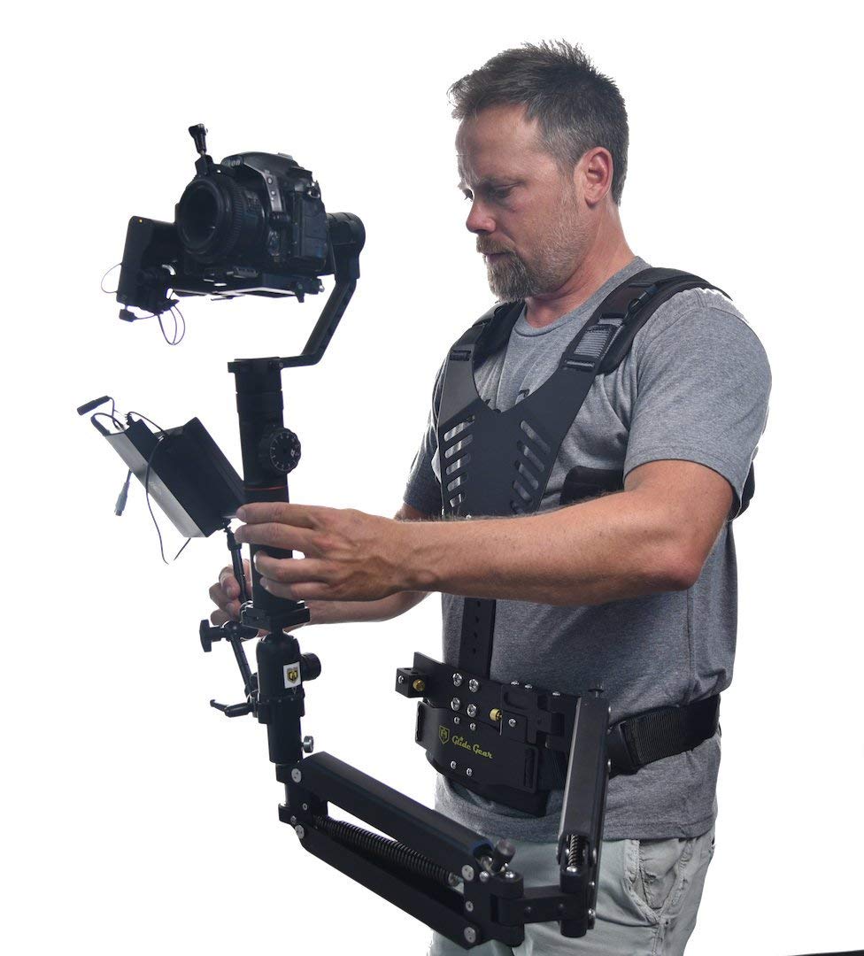 Glide Gear Gim 100 3 Axis Video Camera Gimbal Vest & Arm Adapter With Ball Head