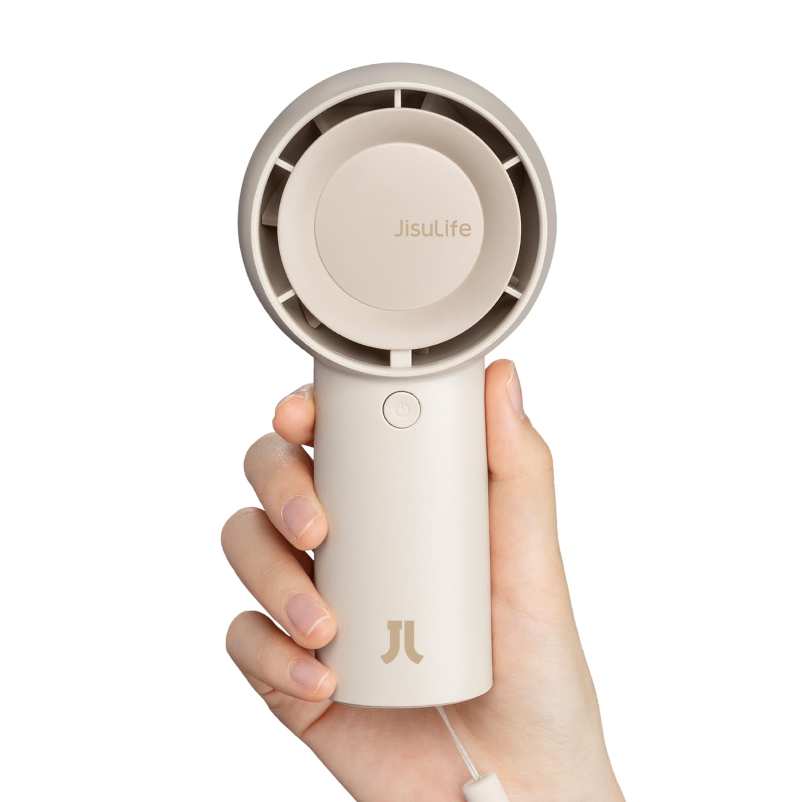 Jisulife Handheld Portable Turbo Fan [16H Max Cooling Time], 4000Mah Usb Rechargeable - Koospark