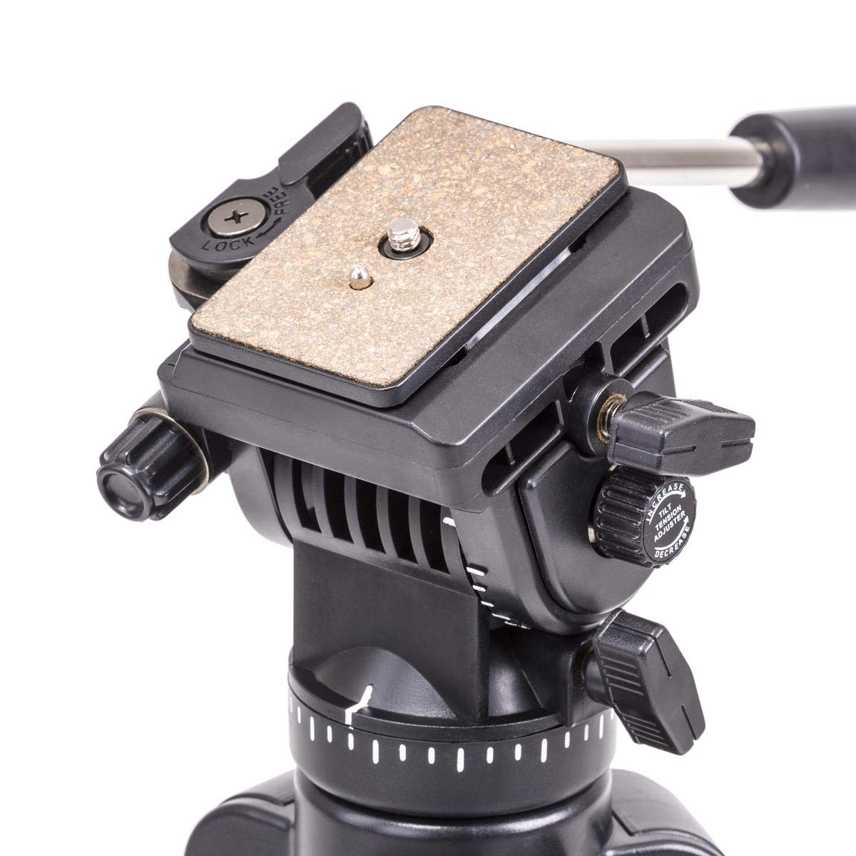 Takama 66" 3 Section Flip Video Camera Tripod Withfluid Drag Head