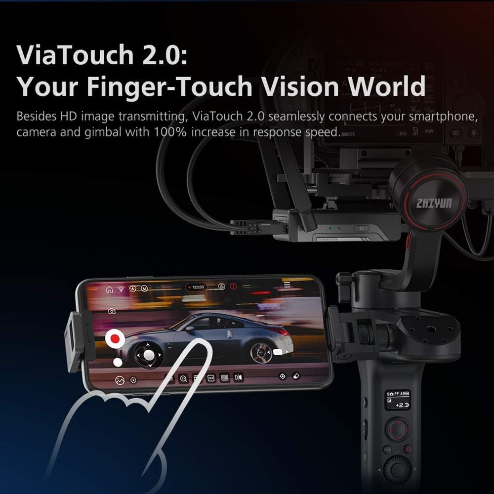 Zhiyun Zhi Yun Weebill S Gimbal Stabilizer For Mirrorless And Dslr Camera,For Canon 5Div 5Diii Eos R Sony A7M3 A7R3 A7 Iii A9 Panasonic S1 Gh5S Nikon Z6, 3-Axis Handheld Camera Gimbal