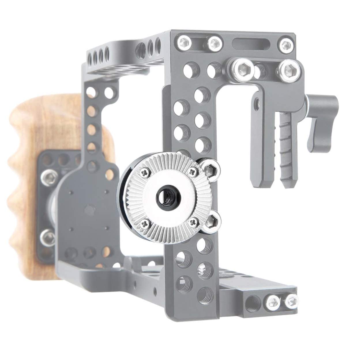 Niceyrig Rosette Mount Adapter (M6 Thread Diameter 31.8Mm) Applicable For Dslr Camera Cage, Handle, Wooden Handgrip, Rig