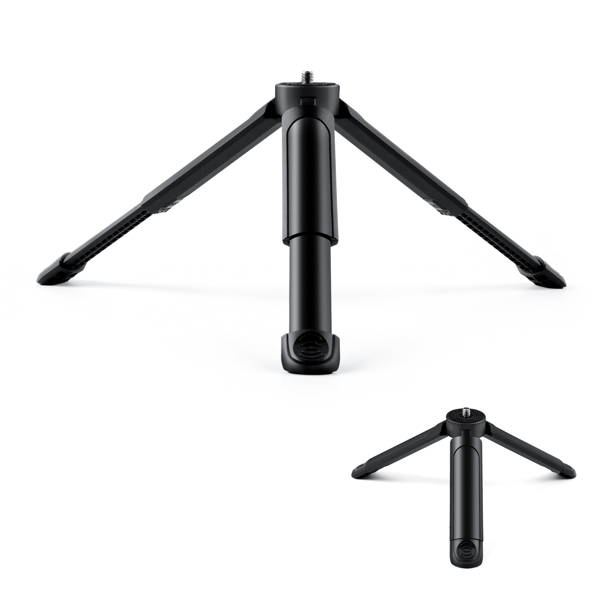 Weeylite 1/4 Mini Tripod, C01 Pro Tabletop Desktop Stand Compact Tripod With 1/4" Screw For K21 Stick Light, Retro 12X Photo Light,Camera,Smooth 4,Osmo Mobile,Vimble 2,Gimbal Handle Grip Stabilizer