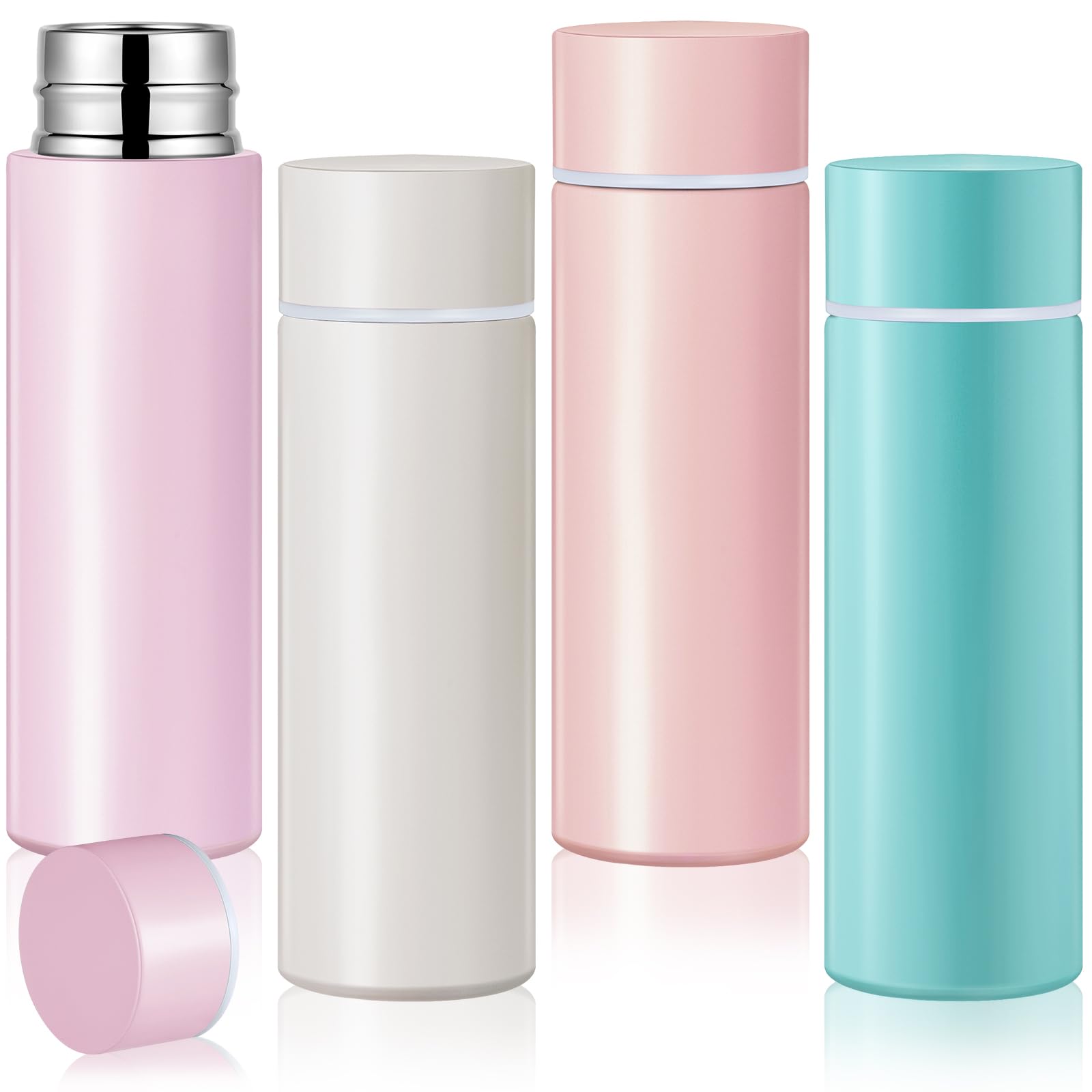 Irenare 5Oz Mini Water Bottle Mini Insulated Stainless Steel Bottle Purse Water Bottle Cute Leak