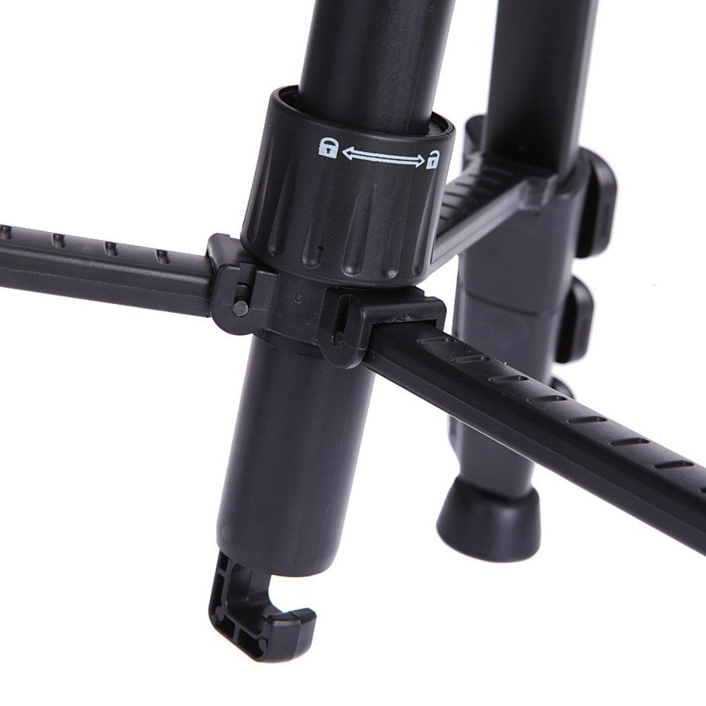 Qzsd Q111 Professional Portable Aluminum Tripod Q111 With Q08 Rocker Arm Pan Head For Digital Camera And Camcorder