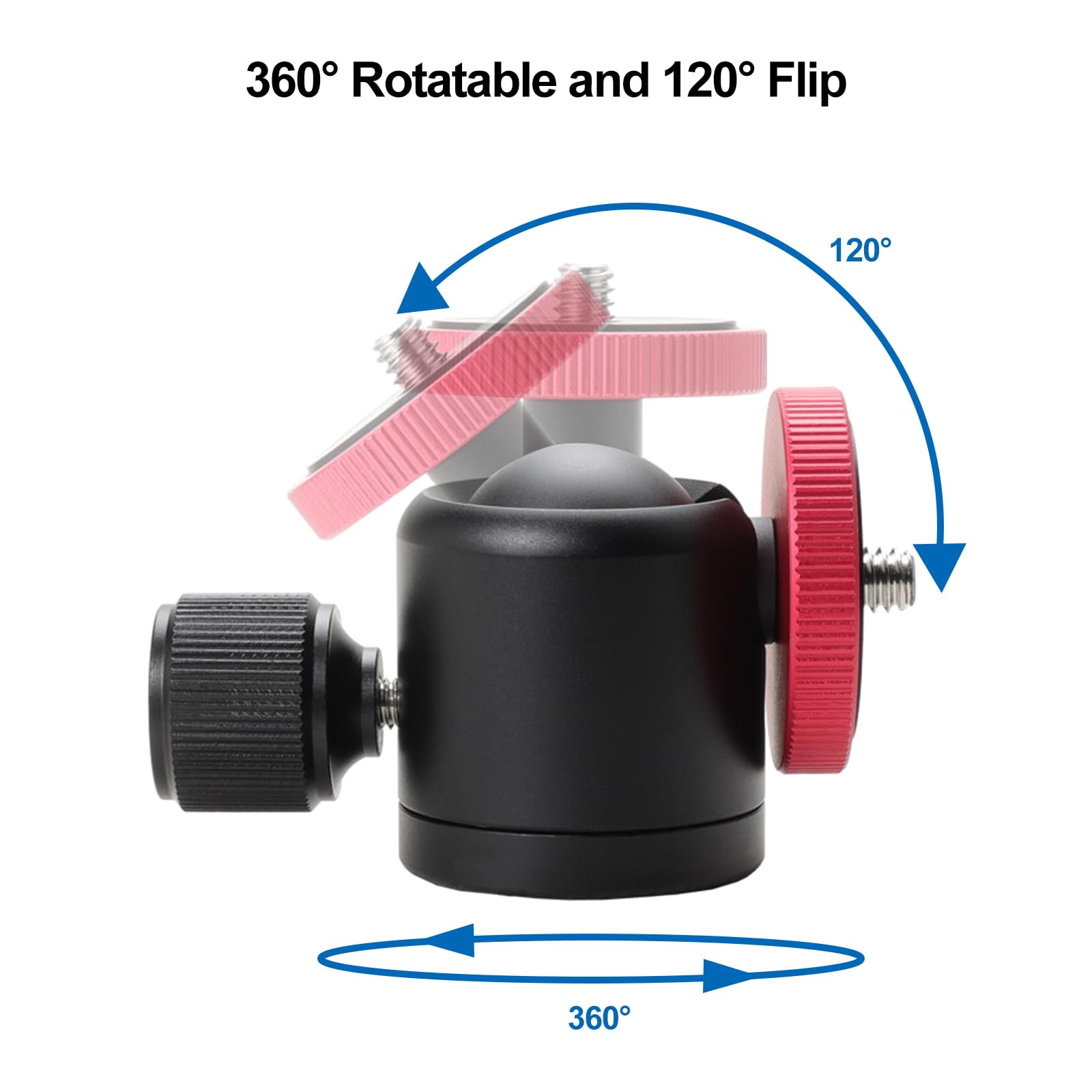 Cofunkool Mini Tripod With Ball Head Mount, Tabletop Tripod Compact Versatile Handle Grip For Gimbal Stabilizers, Cameras, Phones, Webcams, Projectors