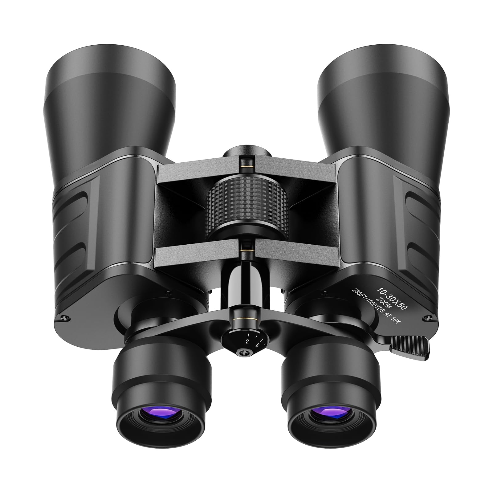Evil Eye 10-30X50 High Power Military Zoom Binoculars With Phone Adapter For Adults, Low Light Night Vision/Daily Waterproof / Bak7 Prism/Fmc Lens, Hd Professional Binoculars For Bird Watching, Hunting,Outdoor