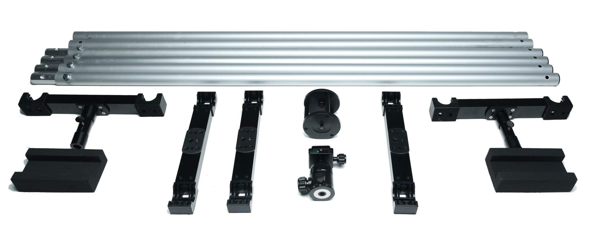 Glide Gear Oh 150 Overhead Camera And Light Truss Rig, Modular 4–12Ft Adjustable Platform For C-Stands And Tripods, Supports Up To 20Lbs