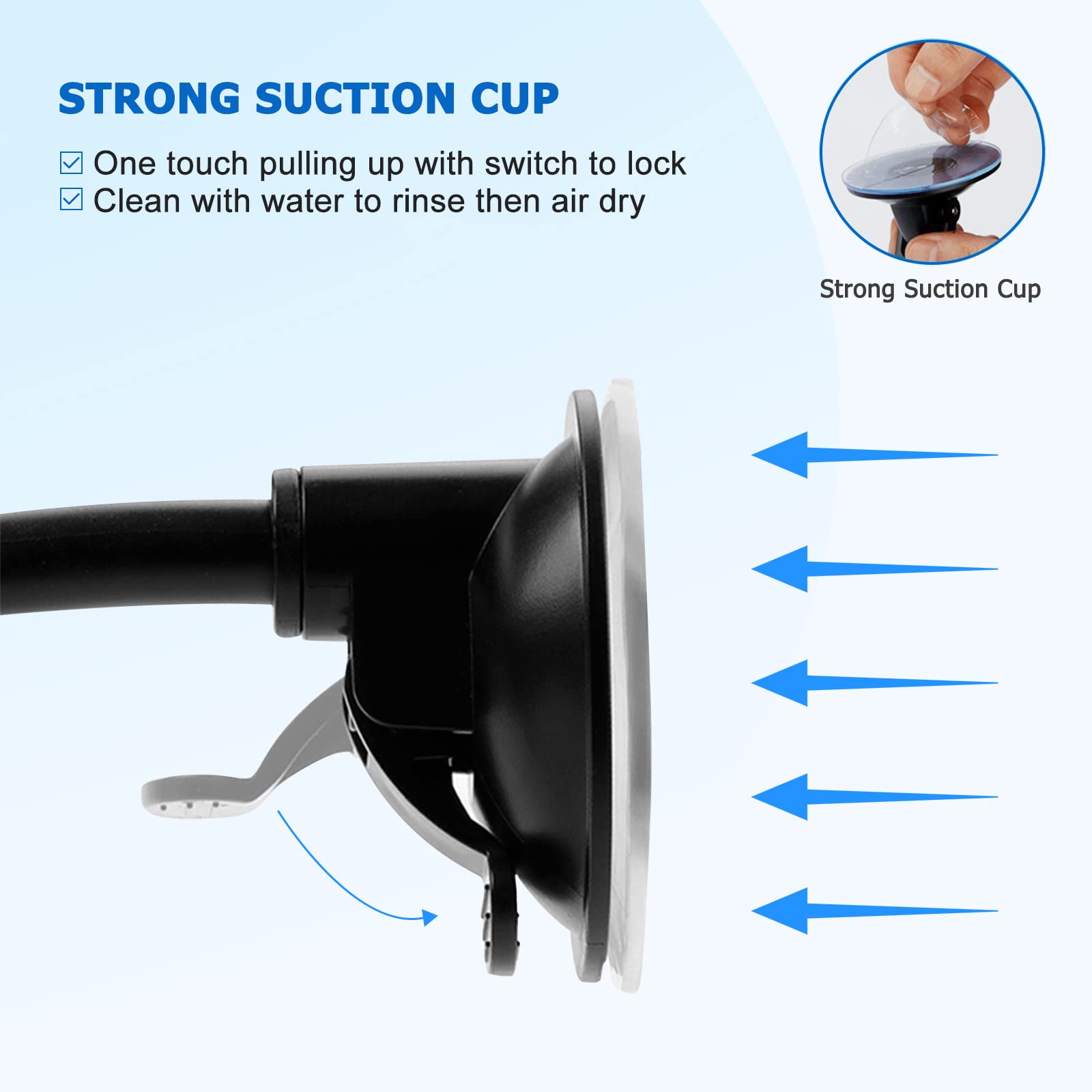 Vansky Car Phone Holder Mount, 3-In-1 Universal Cell Phone Holder Car Air Vent Holder Dashboard Mount Windshield Mount Fit For Iphone 16 15 14 13 Pro Max, Samsung S24 S23 Lg Sony And More