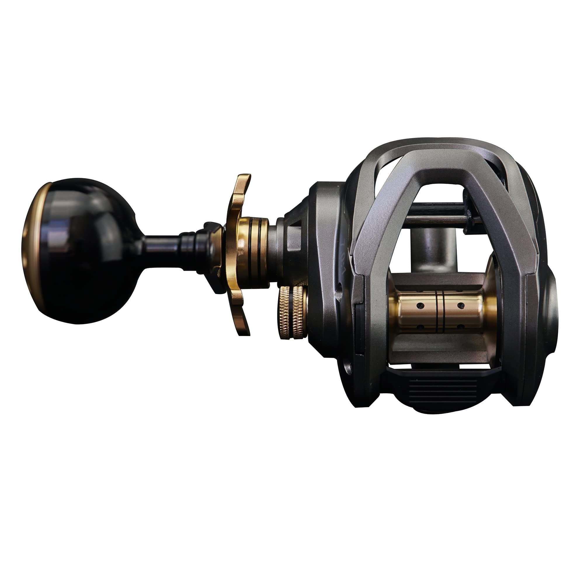 Hiumi Big Game Baitcasting Reels 33Lbs Max Drag Low Profile Baitcaster Fishing Reel