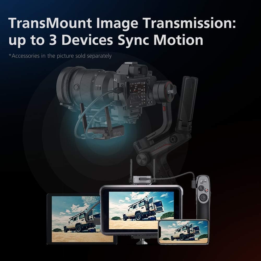 Zhiyun Zhi Yun Weebill S Gimbal Stabilizer For Mirrorless And Dslr Camera,For Canon 5Div 5Diii Eos R Sony A7M3 A7R3 A7 Iii A9 Panasonic S1 Gh5S Nikon Z6, 3-Axis Handheld Camera Gimbal