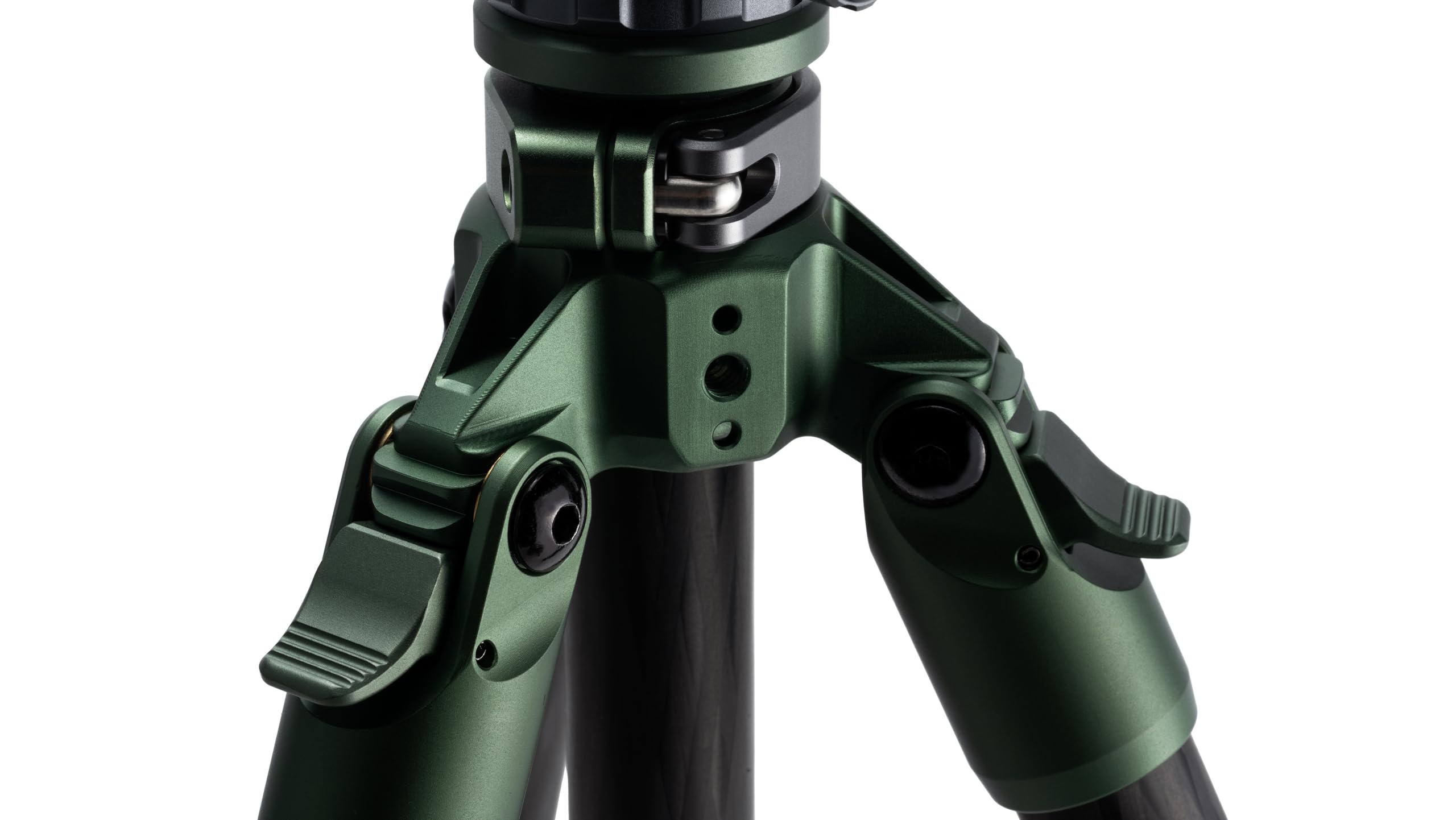 Tilta Travel Ball Head With 3-Stage Carbon Fiber Tripod Legs (5Kg)  11Lbs Load Capacity  Arca Quick Release Plate  Multiple Mounting Points  Low-Angle Shooting (Forest Green)