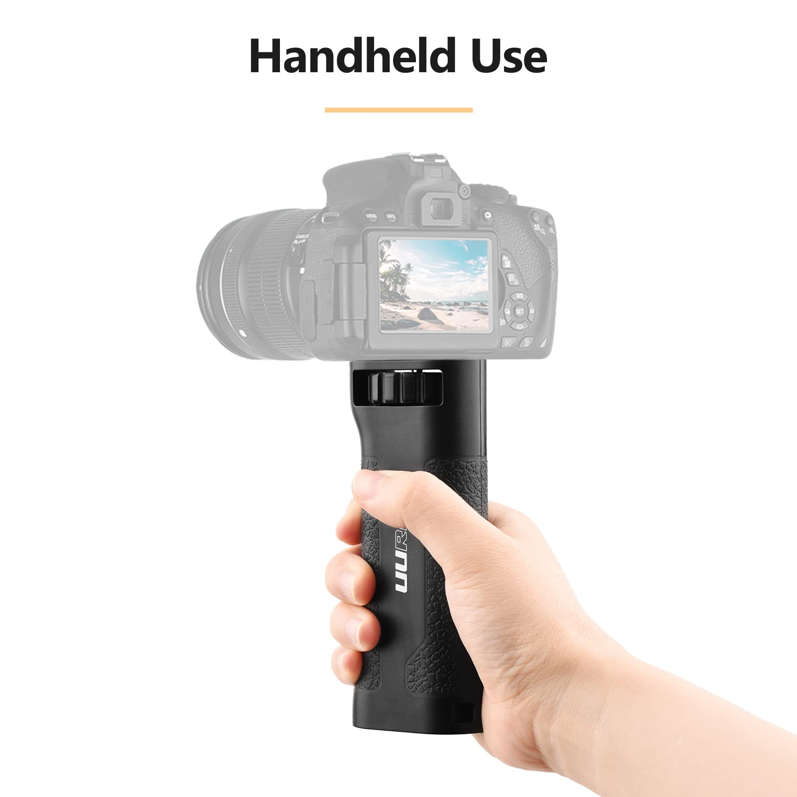 Karlak Universal Ergonomic Camera Handle G Portable Photography Handheld Stabilizer With 1/4 Inch Screw For Dslr Mirrorless Camera Sports Camera Video Vlog Video Recording