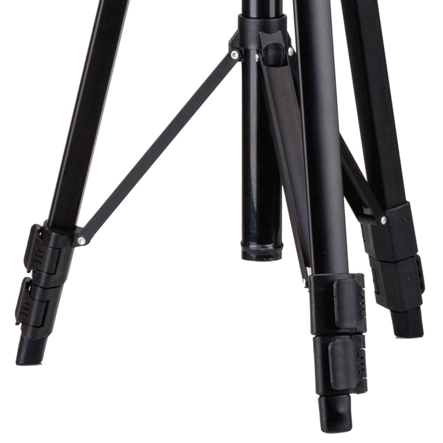 Sunpak 620-504Dlx Traveler1 50-Inch Tripod For Compact Camera, Smartphones, And Gopro, Silver