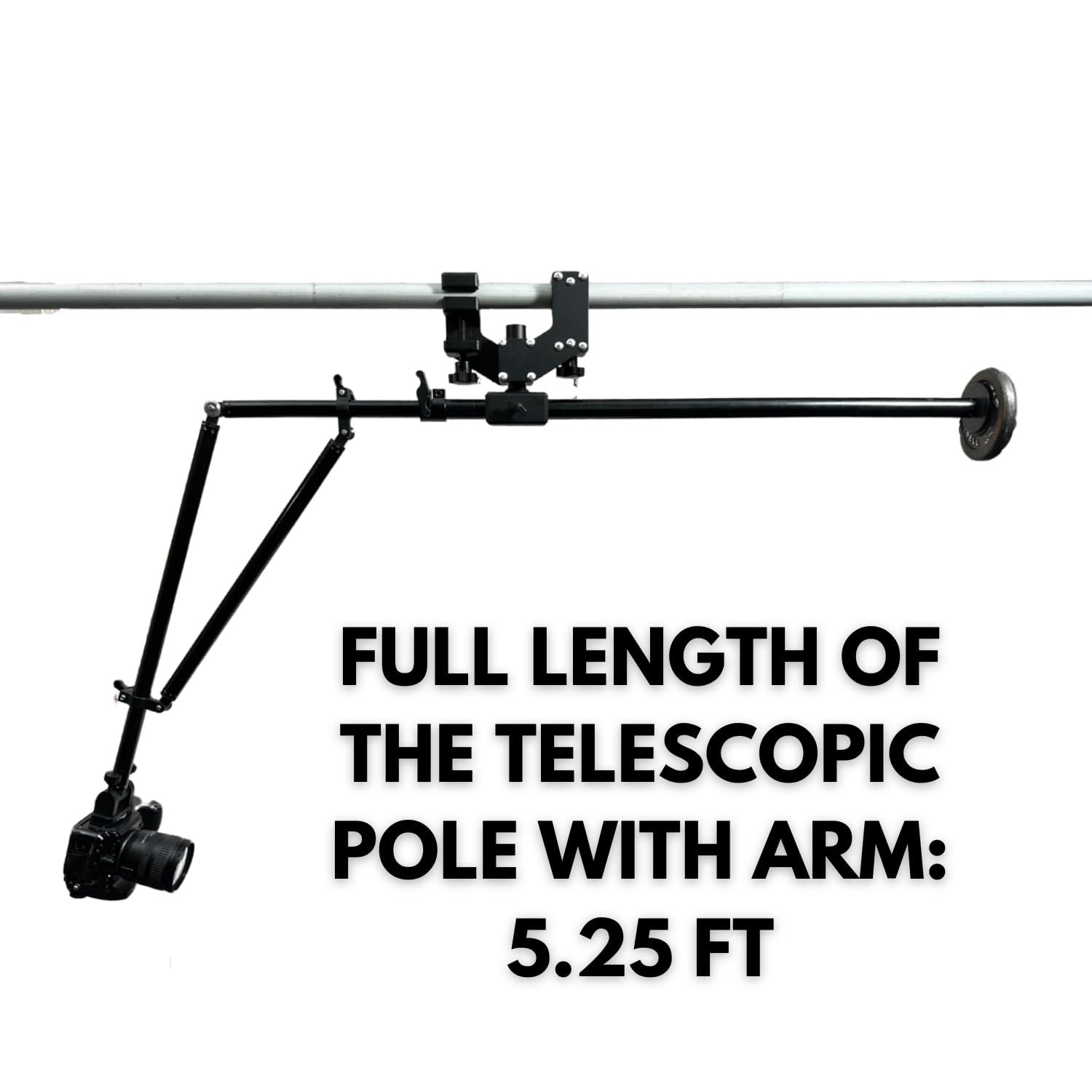 Glide Gear Revo 75 360° Rotating Top-Down Camera Rig, Overhead Spinning Platform For Dslr Or Mirrorless, Ideal For Product Photography And Video