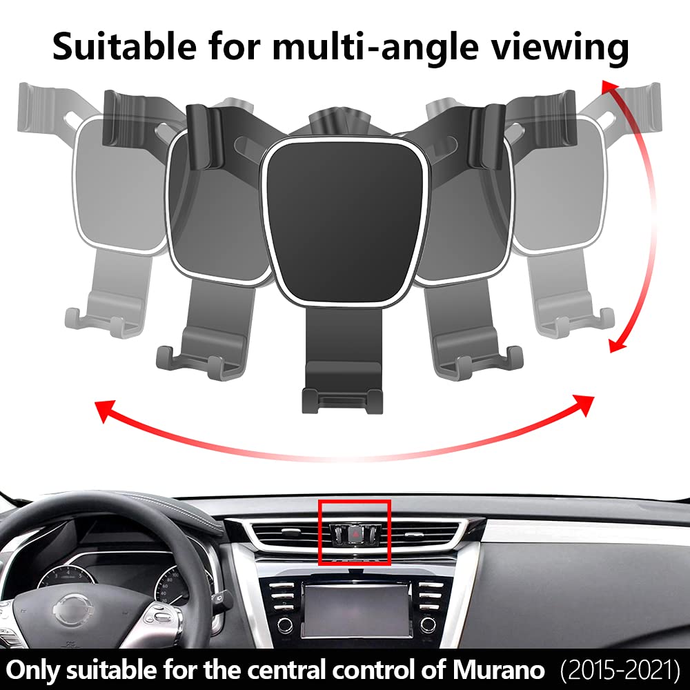 Musttrue Car Phone Holder For 2015- Nissan Murano Auto Accessories Navigation Bracket Interior Decoration Mobile Cell Phone Mount