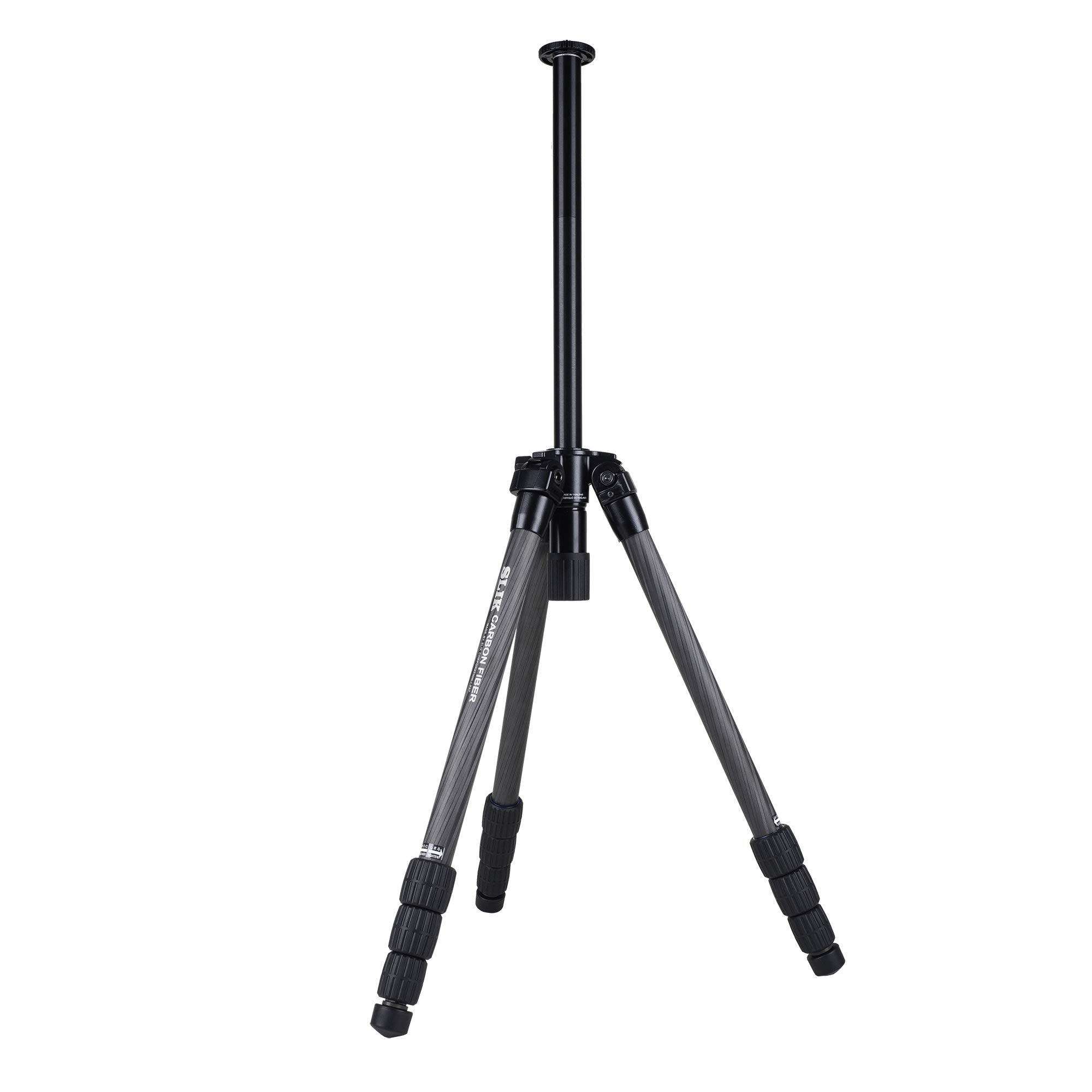 Slik Pro Cf-734 4-Section 65" Carbon Fiber Tripod Black (615-925)