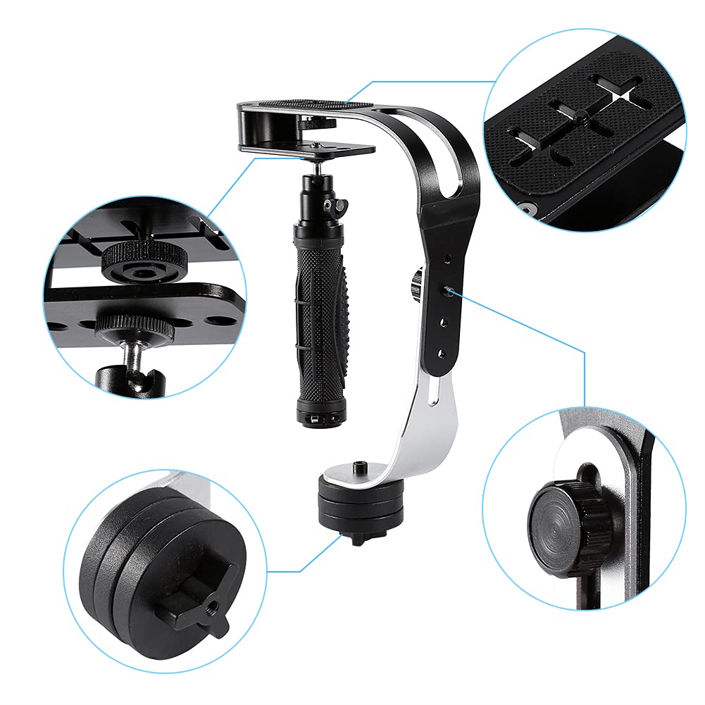 Agatige Handheld Video Stabilizer,Digital Camera Stabilizer Pro Handheld Steadycam Video Stabilizer For Digital Camera Camcorder Dv Dslr Slr
