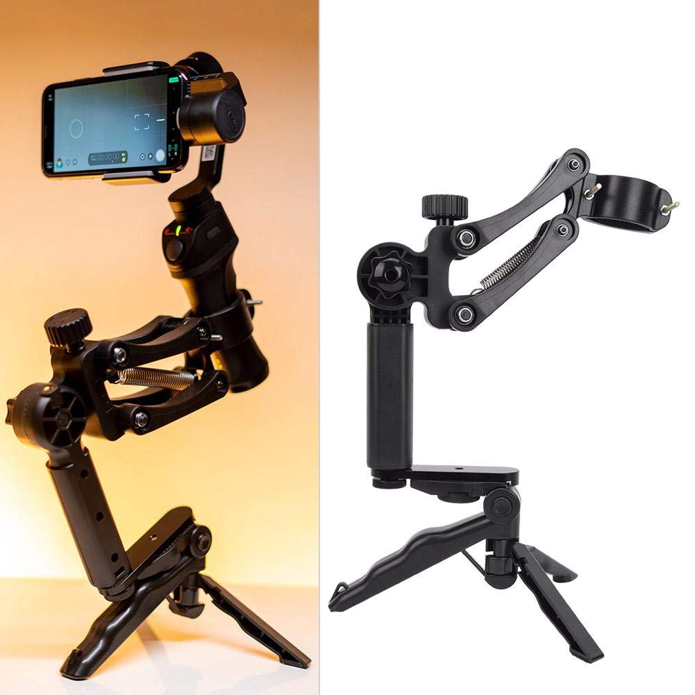 S Erounder Z Axis 4-Axis Stabilizer, Multi-Function Damping Anti-Shake 4Th Axis Stabilizer Handle Grip Shock-Absorbing Single Handheld Mount Bracket Photography Gimbal Accessory For Mobile 3